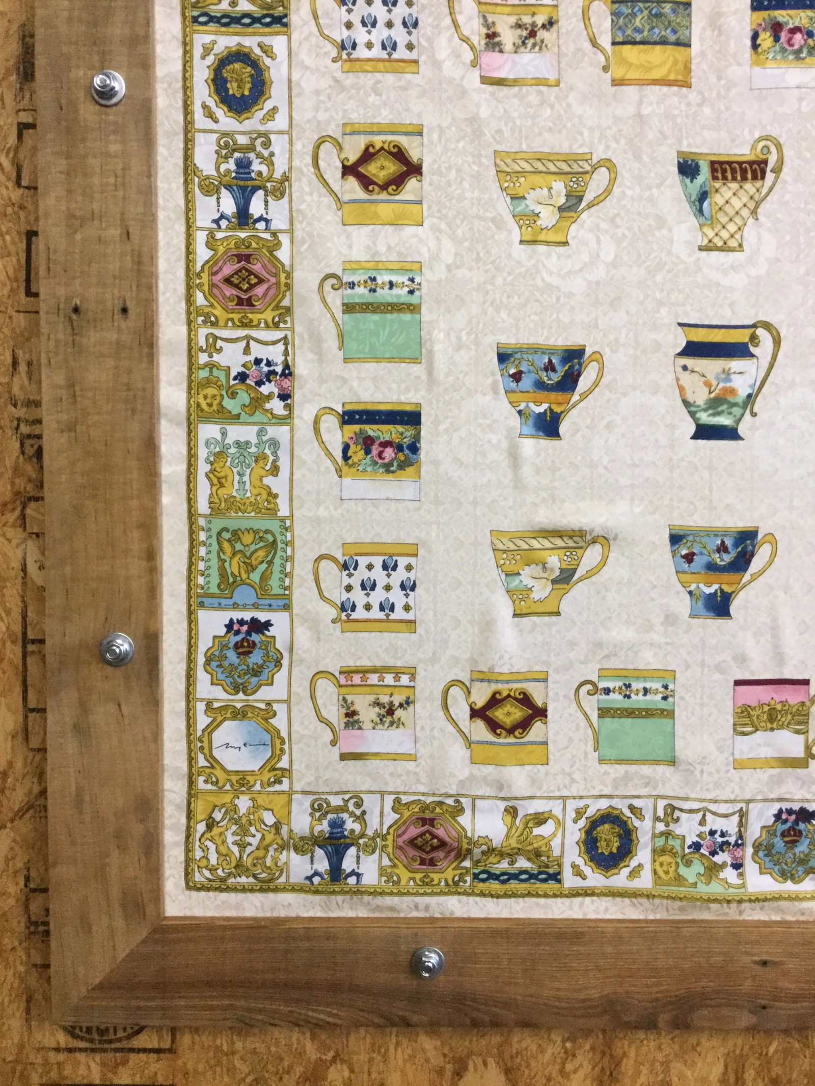 Custom Repurposed Wood Frame for Scarves - 8