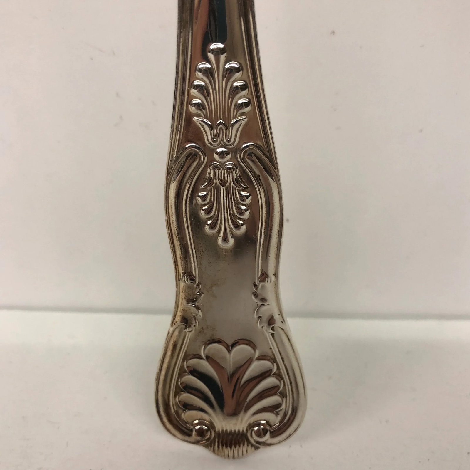 Vintage Silver Plate Sheffield Serving Fork - 3