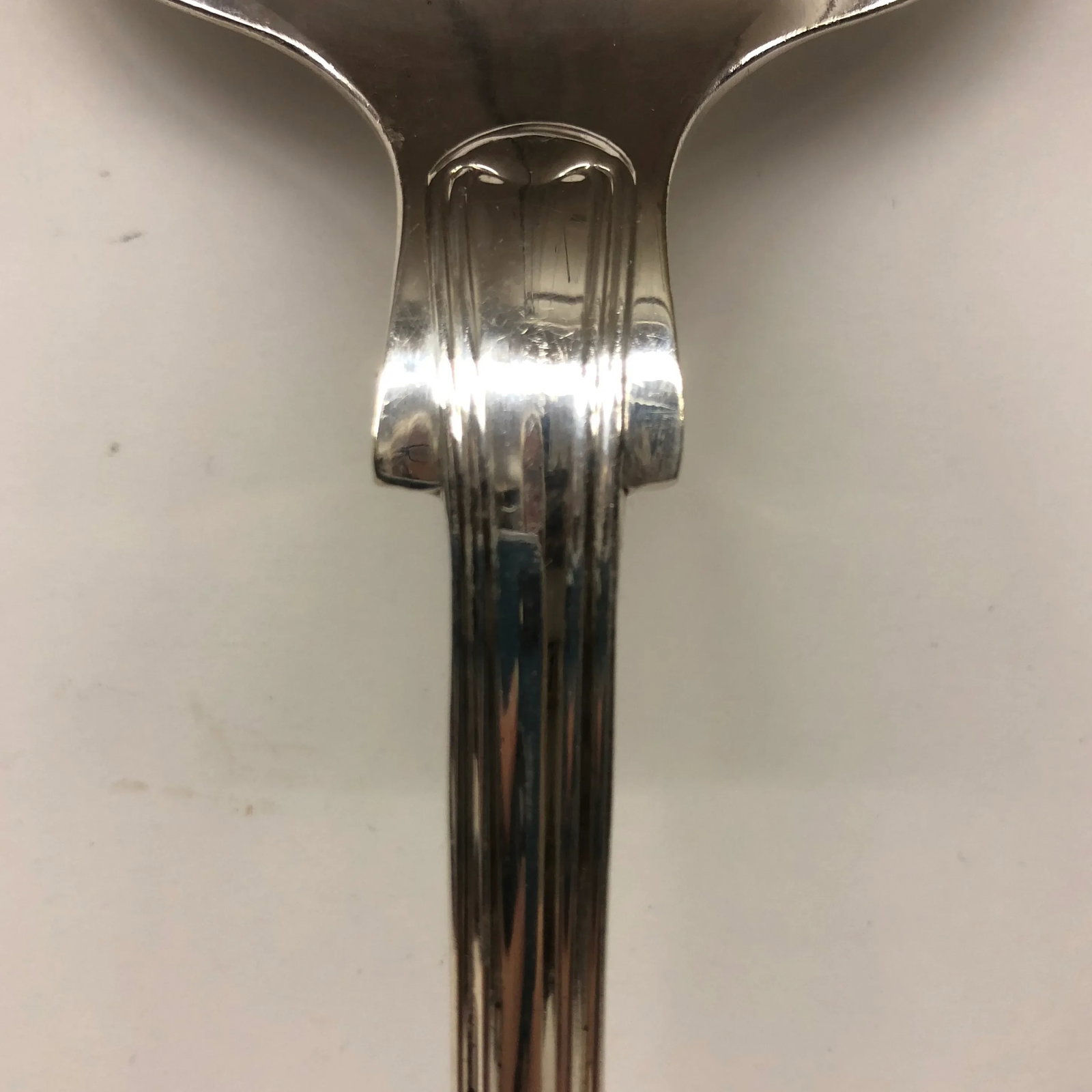 Vintage Silver Plate Sheffield Serving Fork - 4