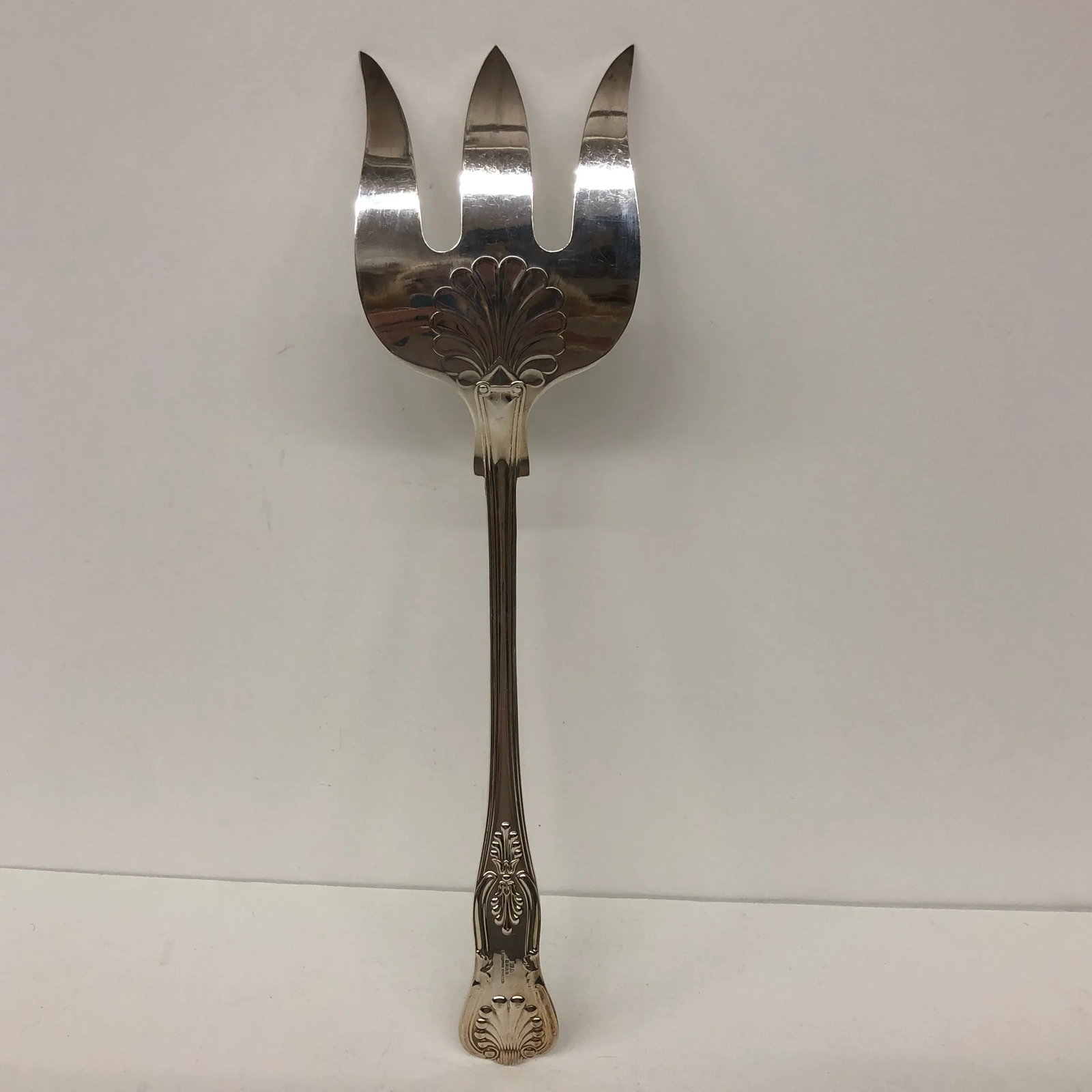 Vintage Silver Plate Sheffield Serving Fork - 5