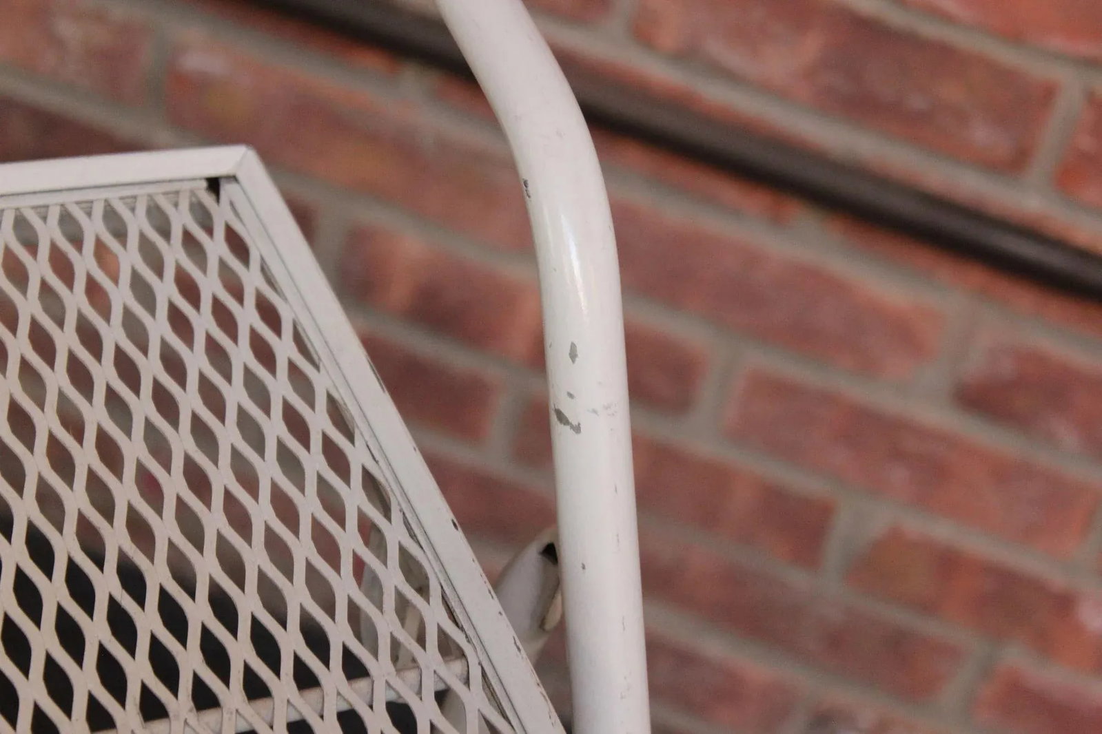 Mid-Century Modern Painted Metal Garden Tea/Bar Cart Trolley - 10