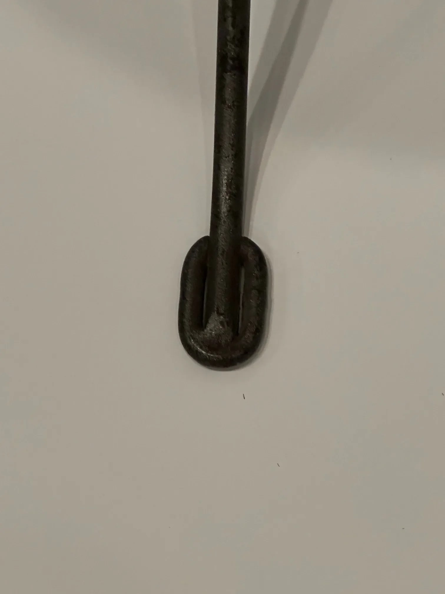 Brass and Galvanized Metal Standing Shaving Stand - 9