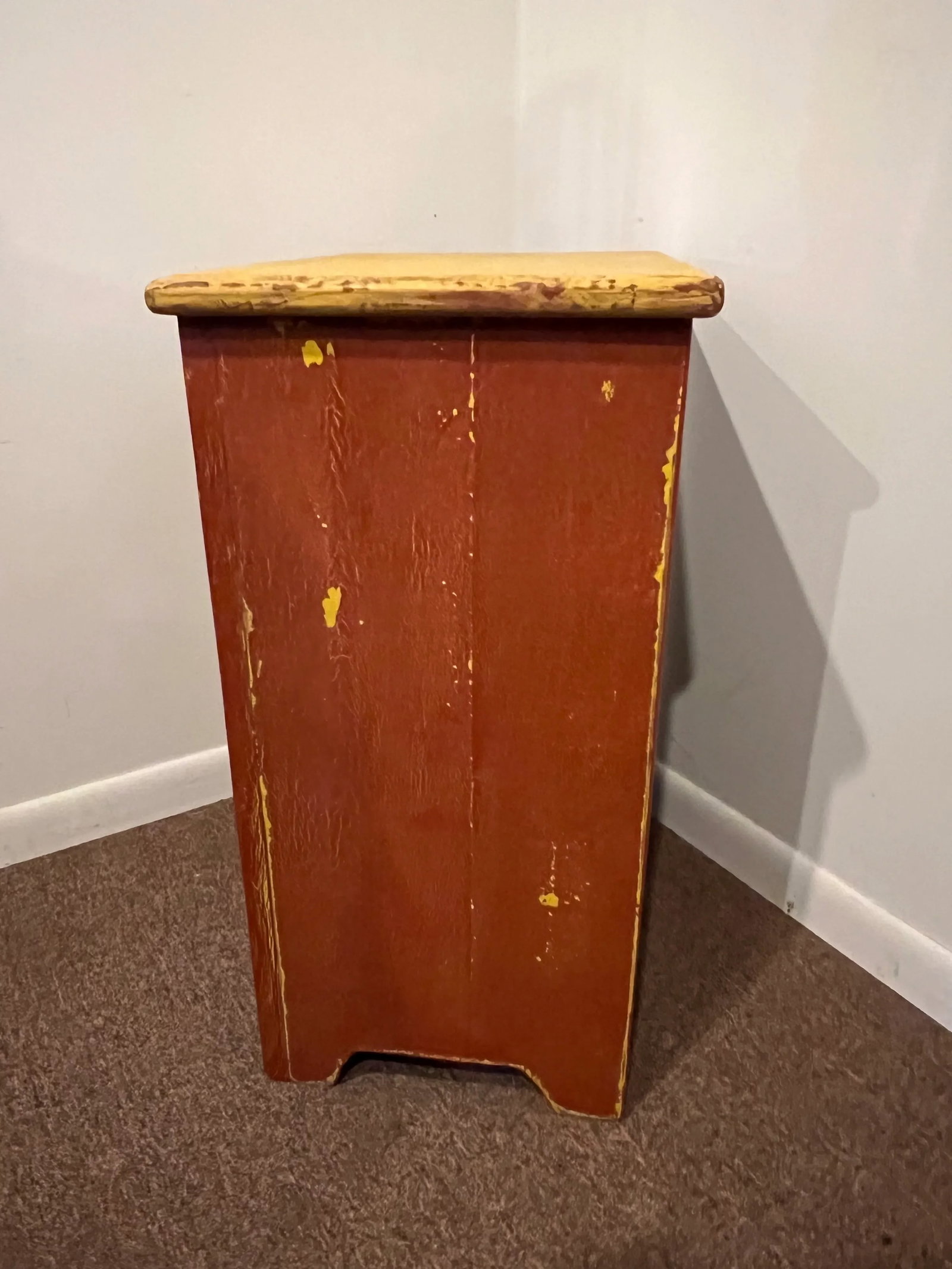 Trasteros Southwestern American Primitive Painted Solid Wood Cabinet - 4