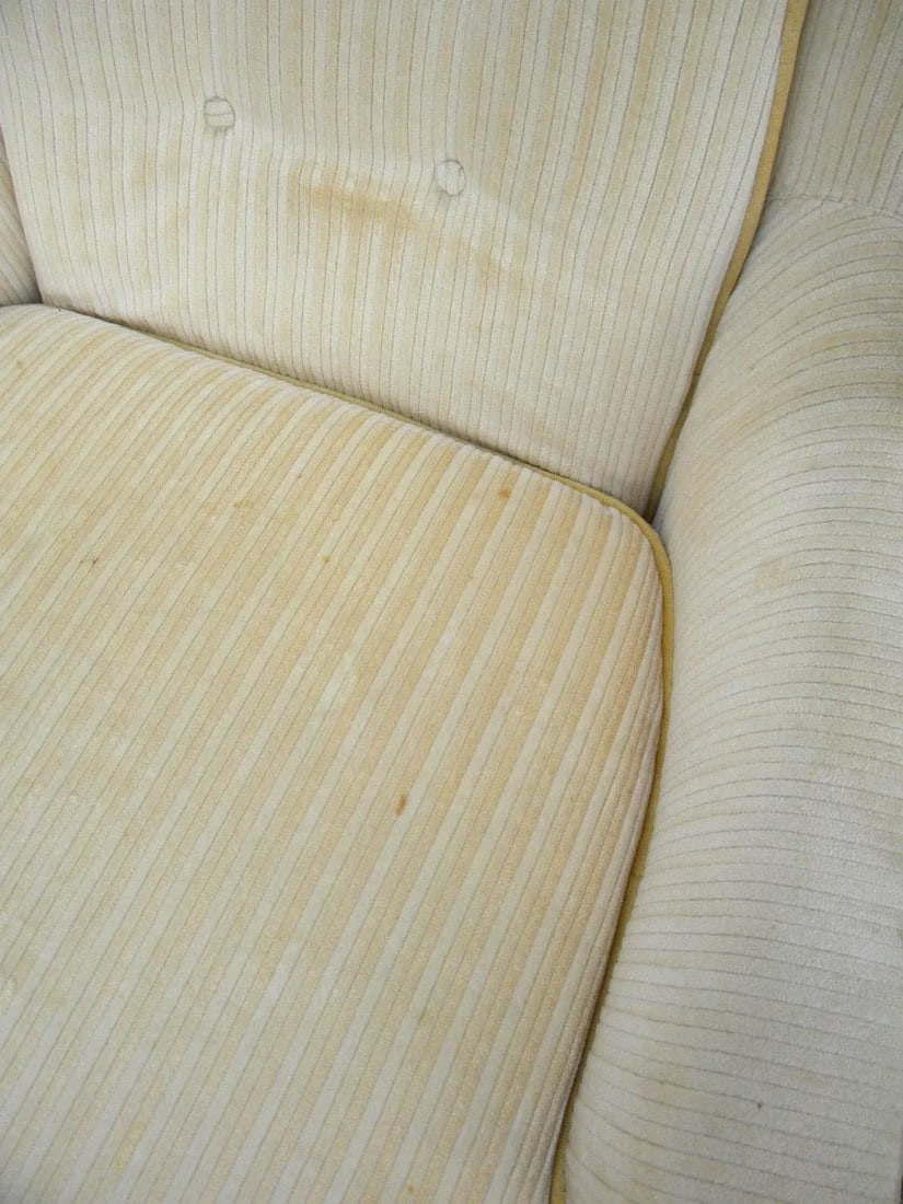 Mid-Century Tufted Side by Side Chairs by Kay - Pair - 8