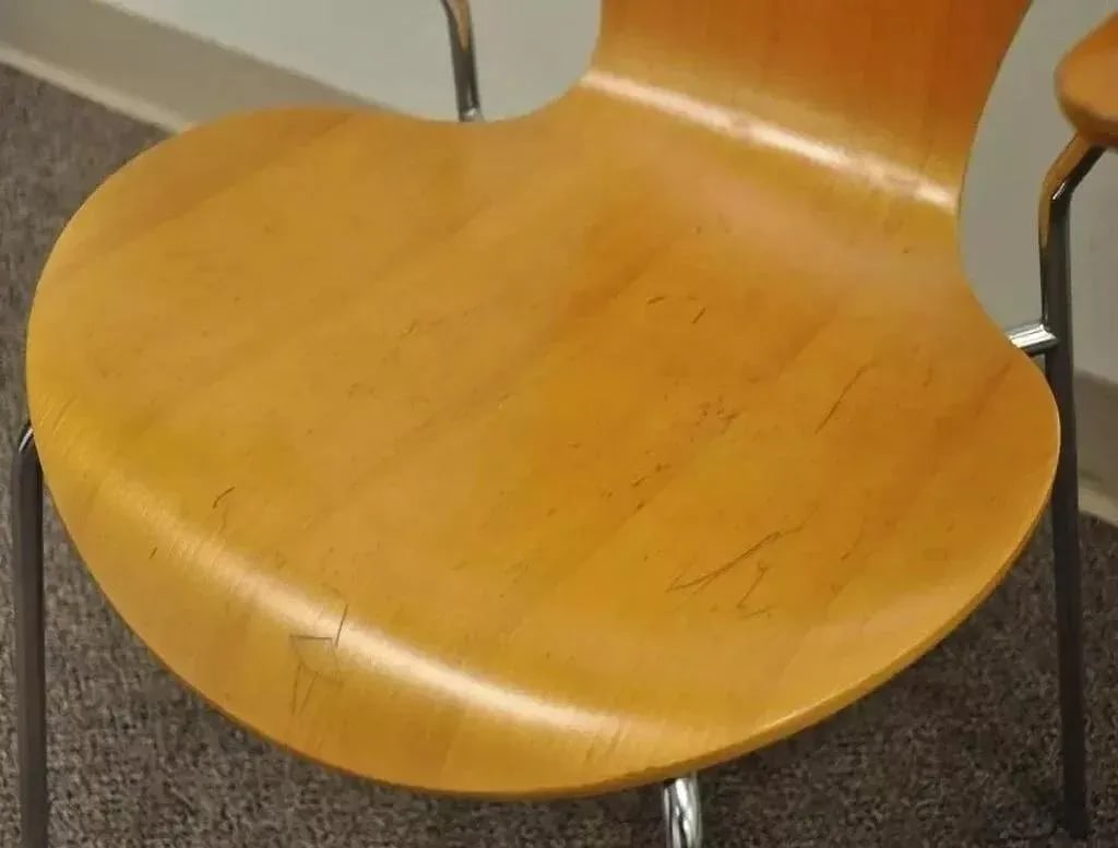 Late 20th Century Fritz Hansen Arne Jacobsen Knoll Series 7 Danish Teak Arm Chairs A - Pair - 6