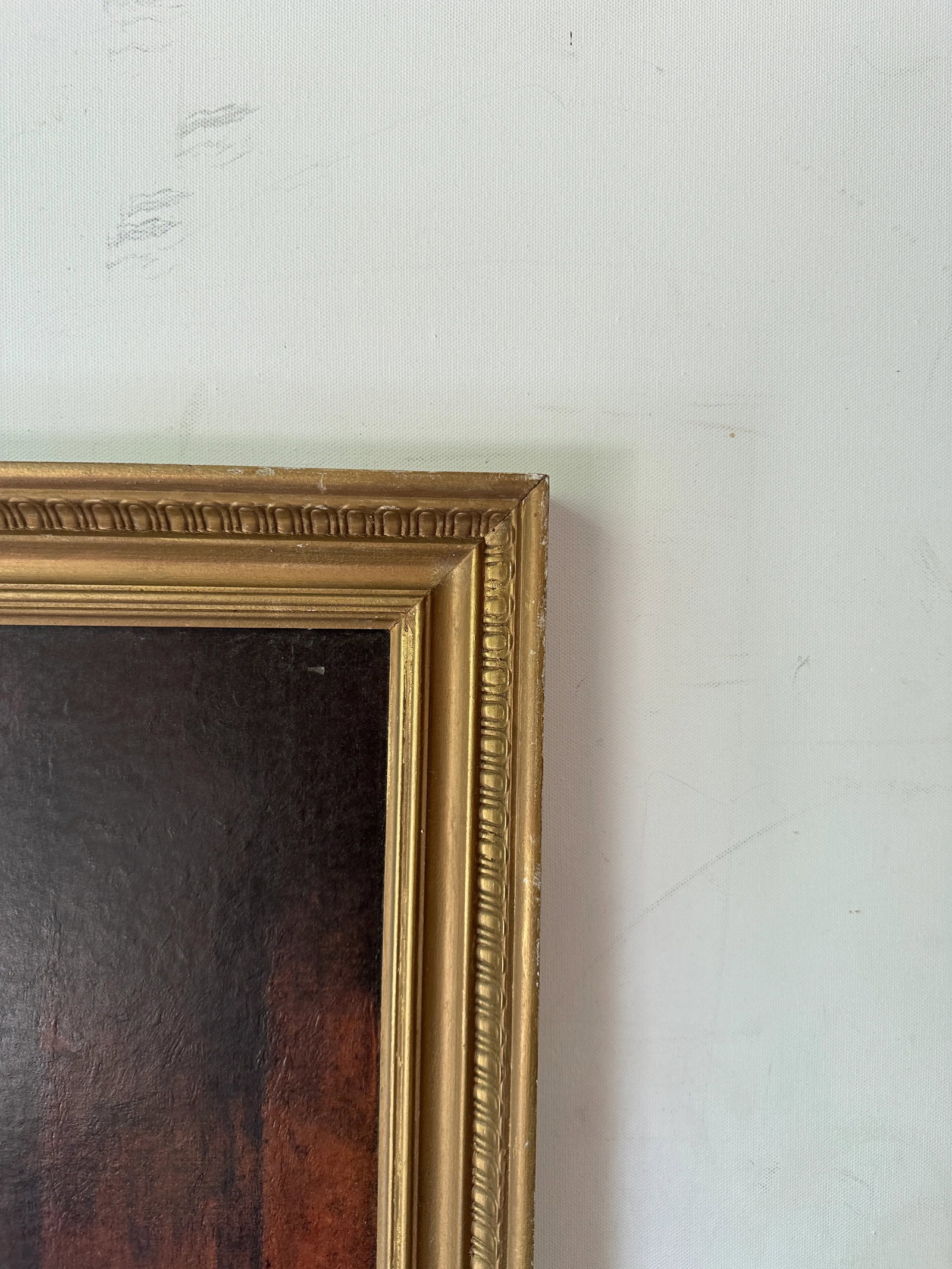 1970s Antique English Woman Print in Gold Frame - 7