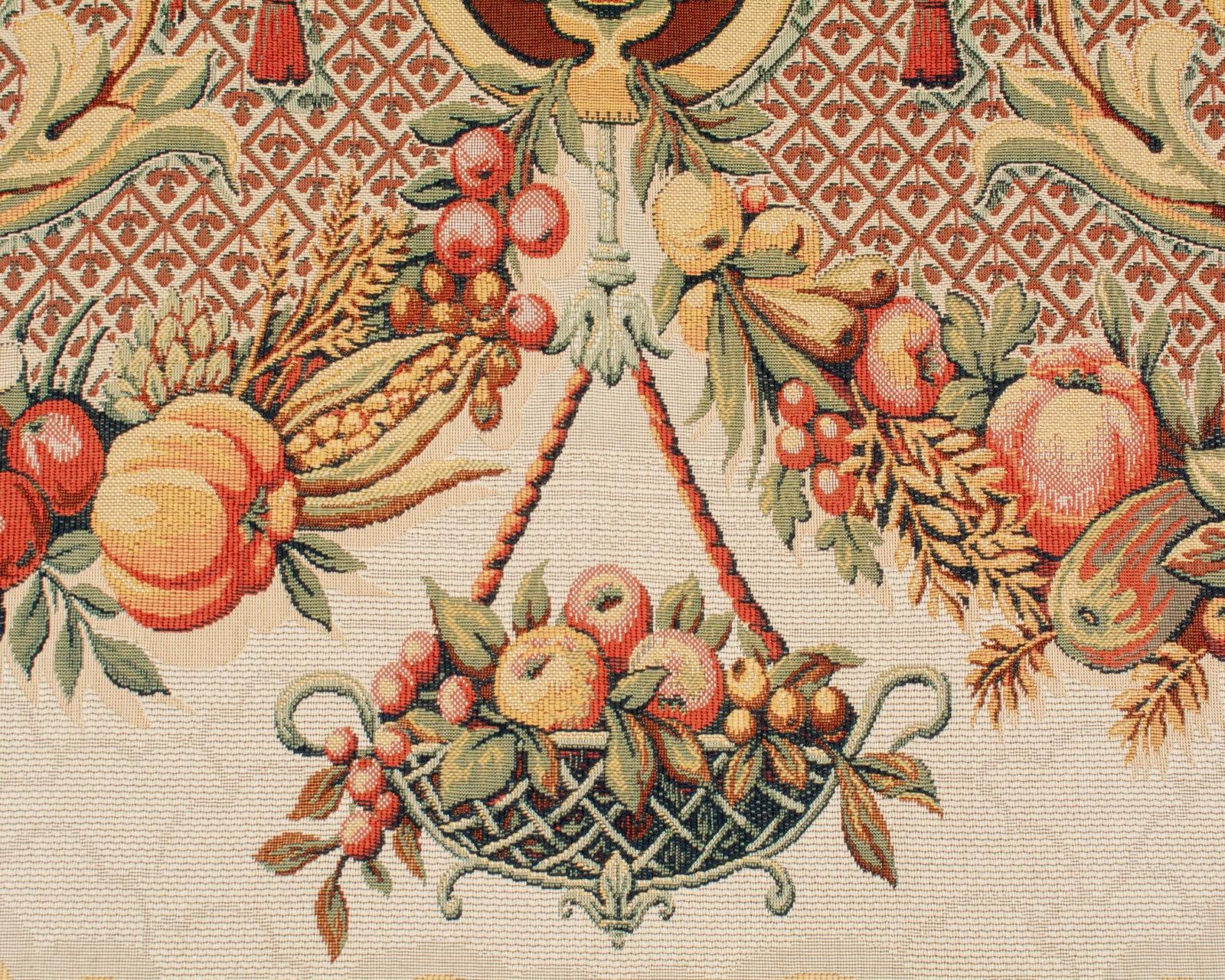 French Point De Loiselles Tapestry Le Jardin De Bagatelle - 7