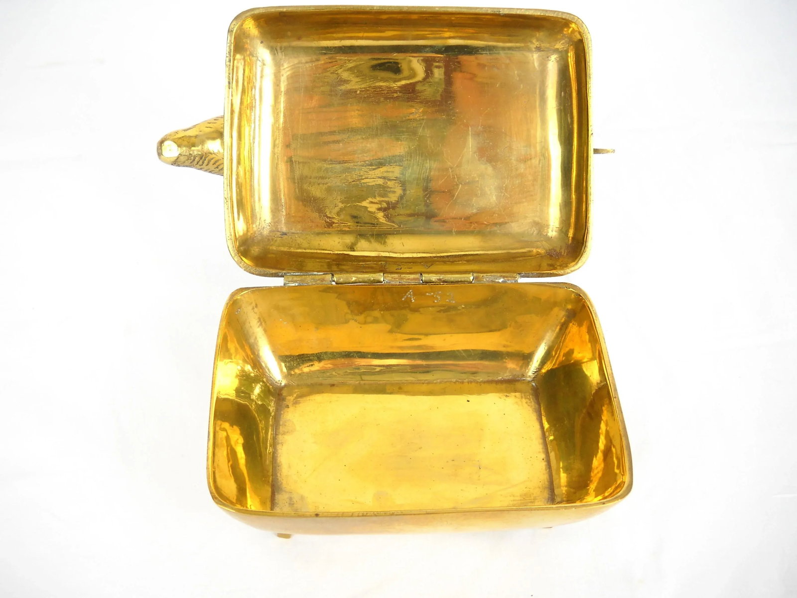 Enameled Brass Ibex Box - 8