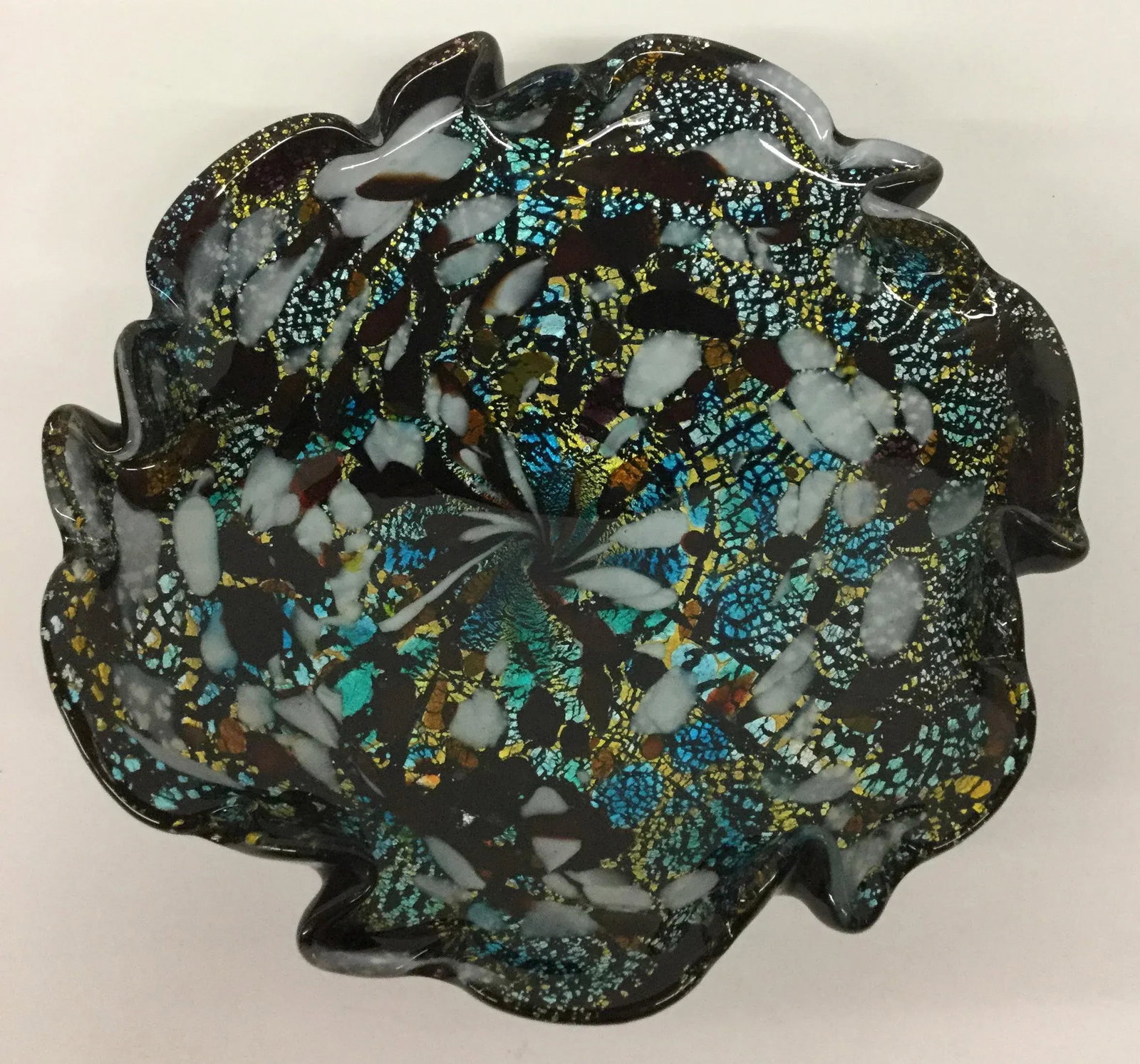 Artisan Hand Formed Glass Plate - 11