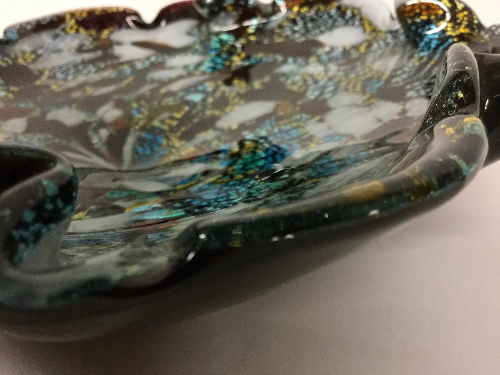Artisan Hand Formed Glass Plate - 5