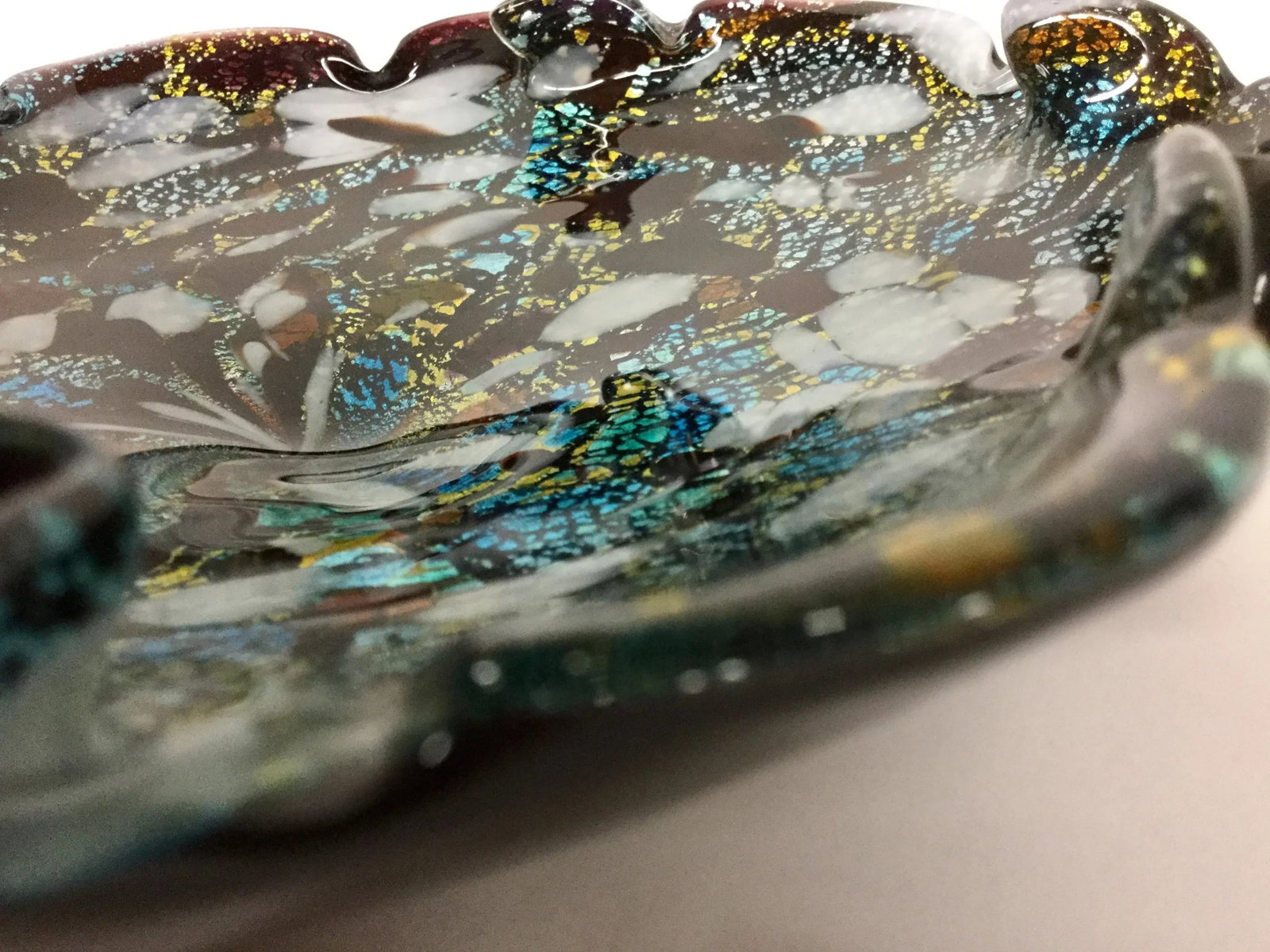 Artisan Hand Formed Glass Plate - 7