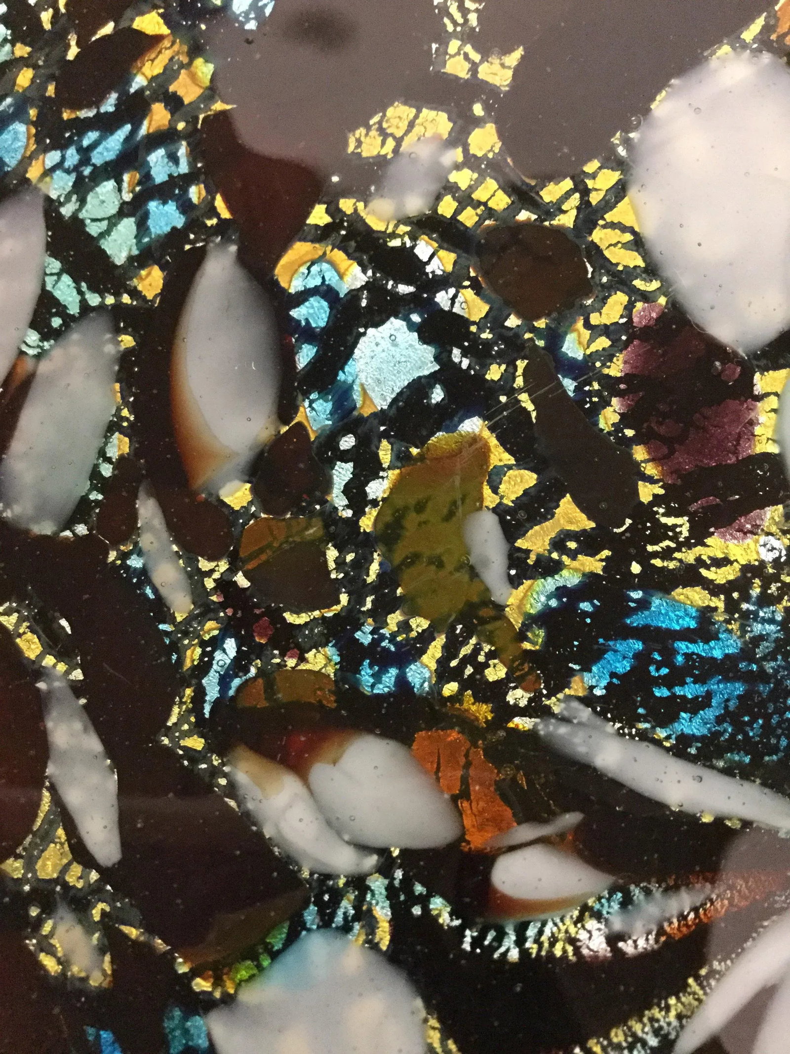 Artisan Hand Formed Glass Plate - 9