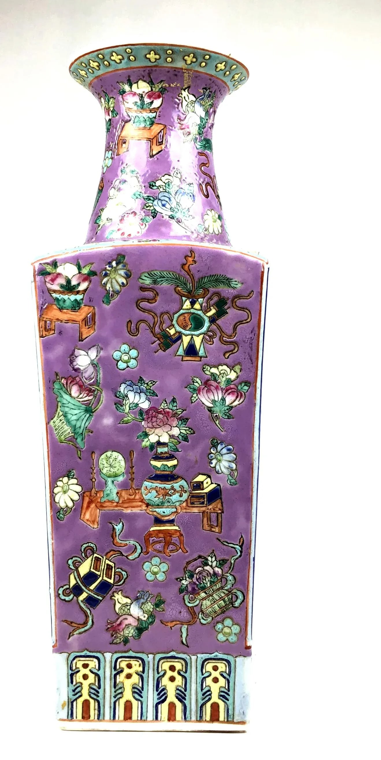 1920's Antique Chinese Porcelain Vase - 6