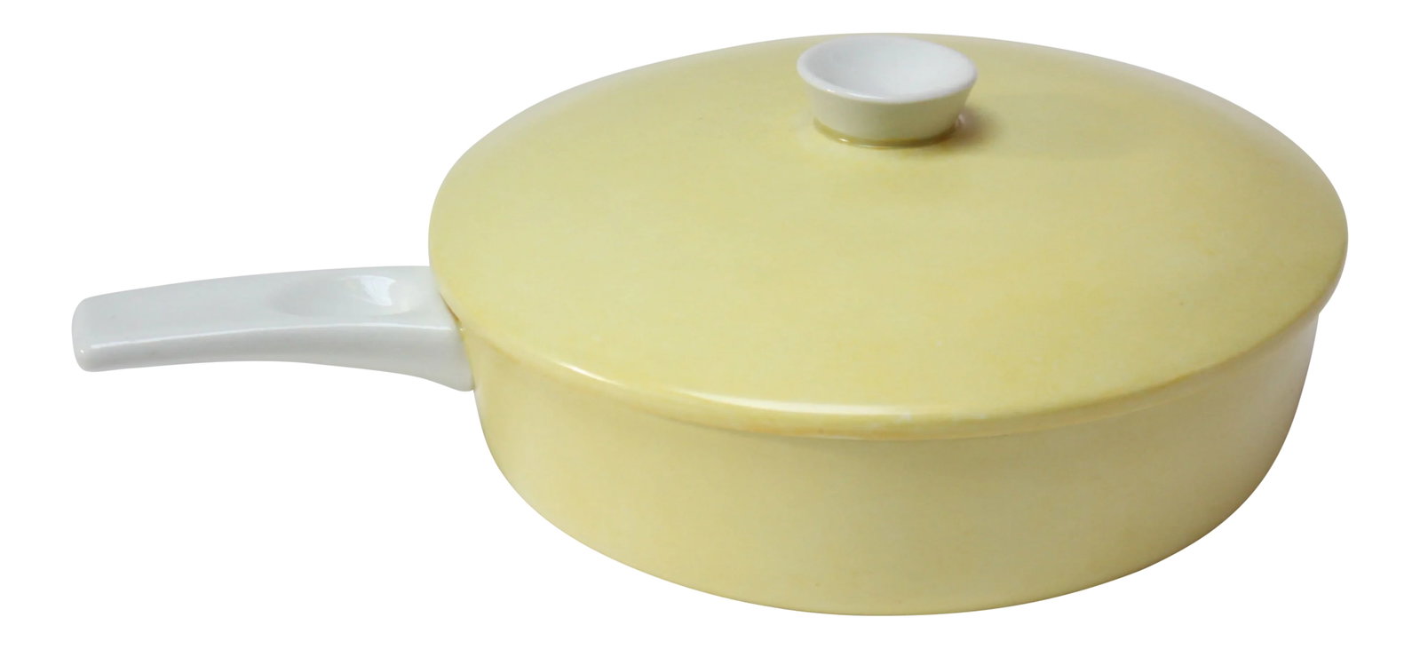 Mid Century Finnish Modern Lidded Casserole in Yellow by Arabia (1 of 11)