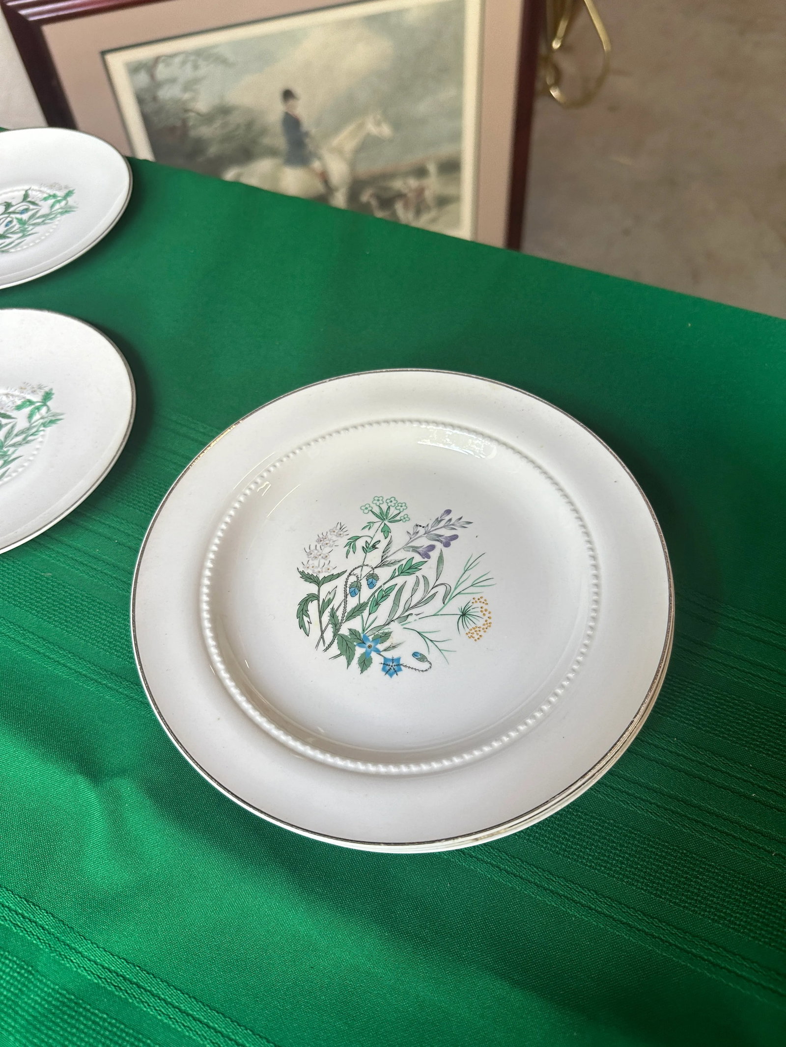 1970s Collection of Small Plates and Bowls With Different Flower Designs- 22 Pieces - 3