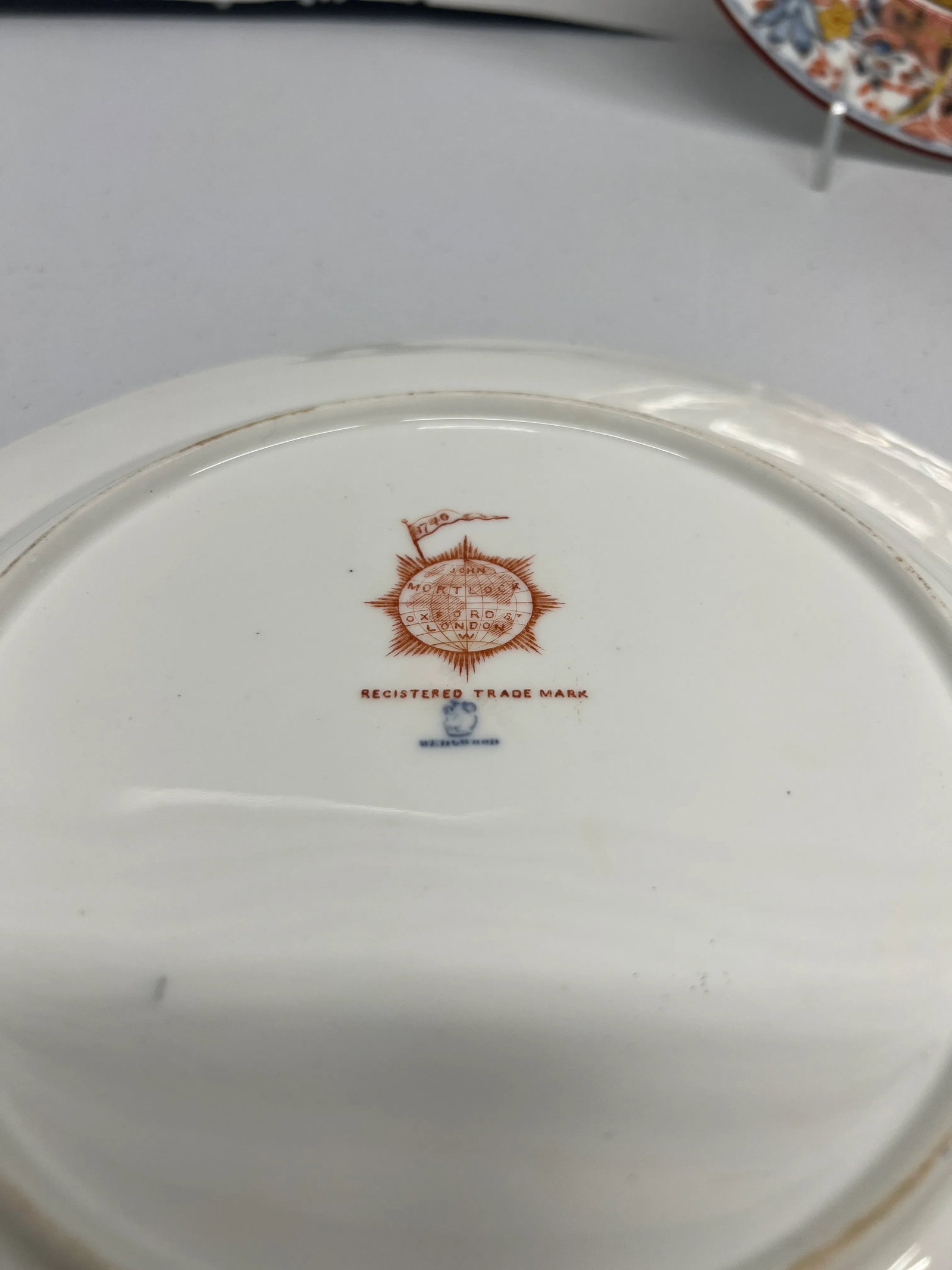 Pair, 19th Century Wedgwood "Ningpo Gold" Pattern Dinner Plates - 5