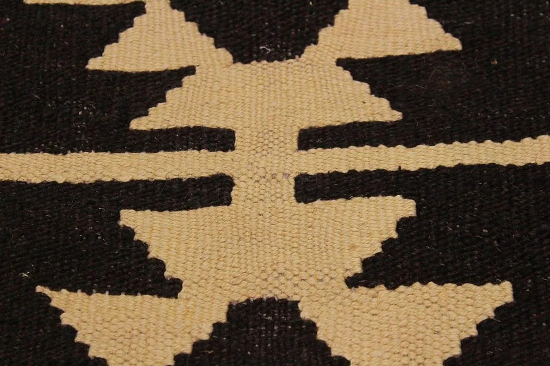 Bohemian Tribal Kilim Hand-Woven Wool Rug - 7' * 9'7'' - 5
