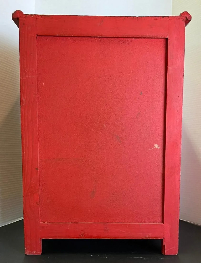 Small Painted Cabinet With Bright Colors - 9