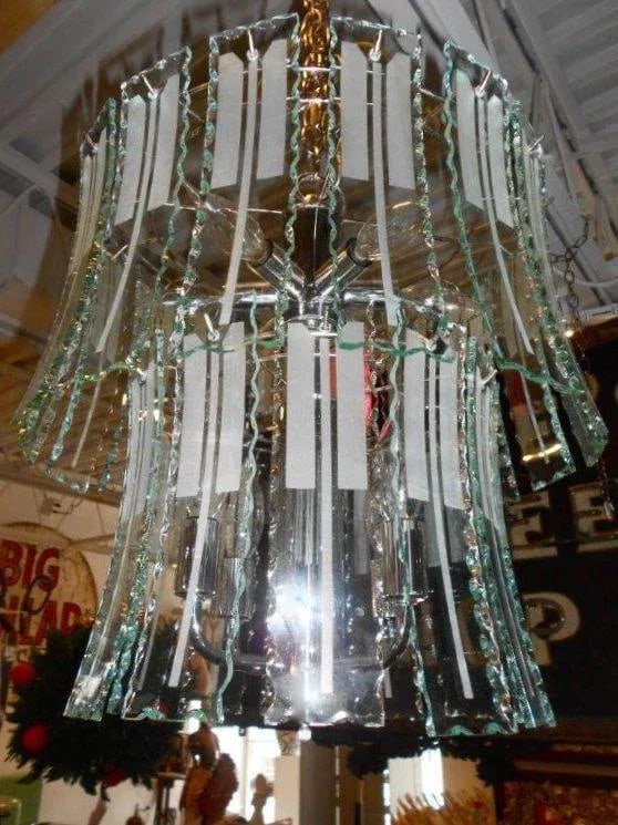 Mid Century Stylized Jellyfish Chandelier - 2