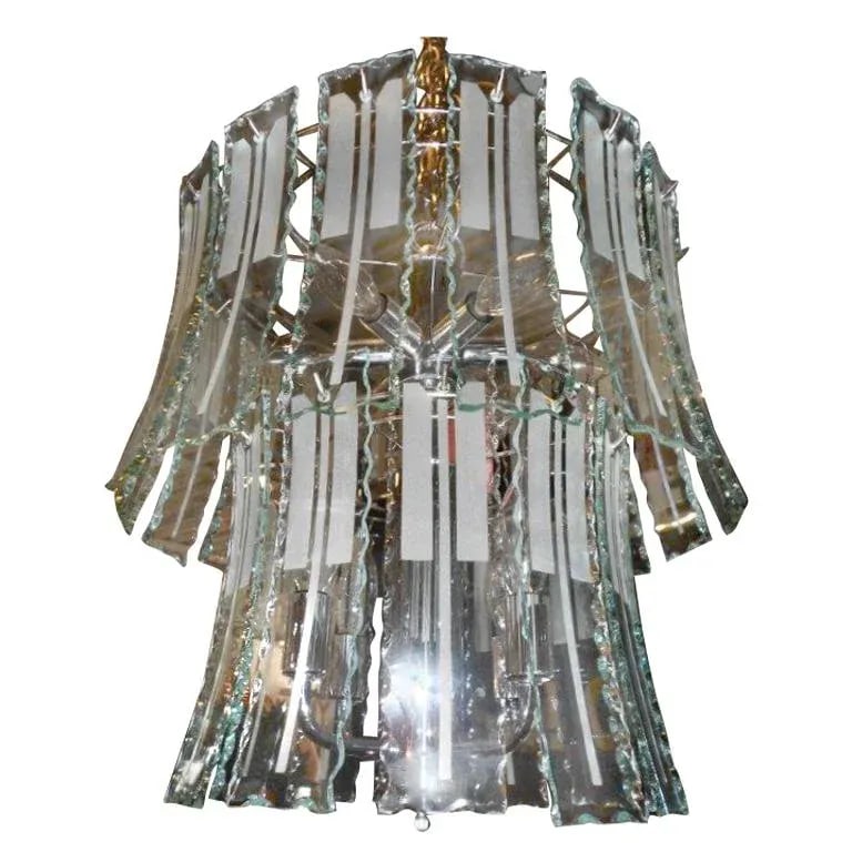 Mid Century Stylized Jellyfish Chandelier - 3