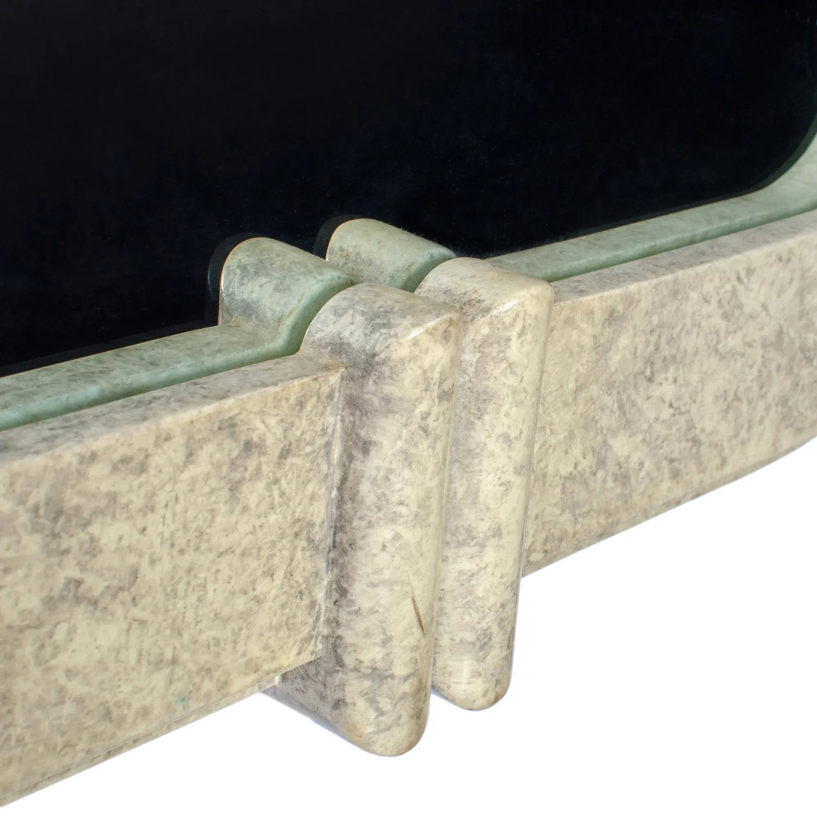 1970s Springer Style Lacquer Mirror - 5