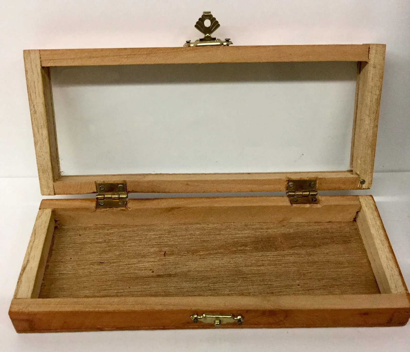1960 English Traditional Cigar Boxes With Delftware Tile & Glass -a Pair - 11