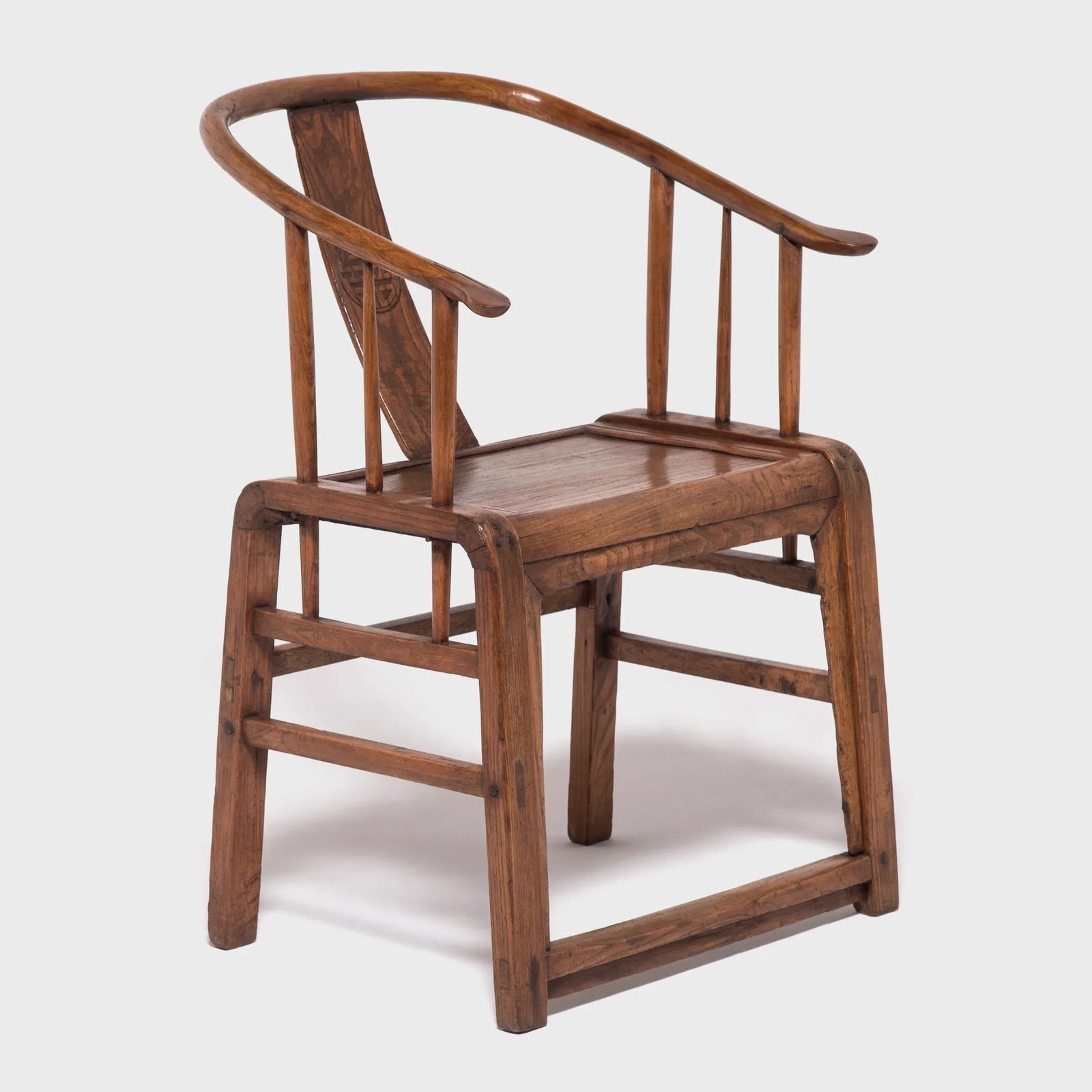 Provincial Chinese Round Back Chair, C. 1850 - 7