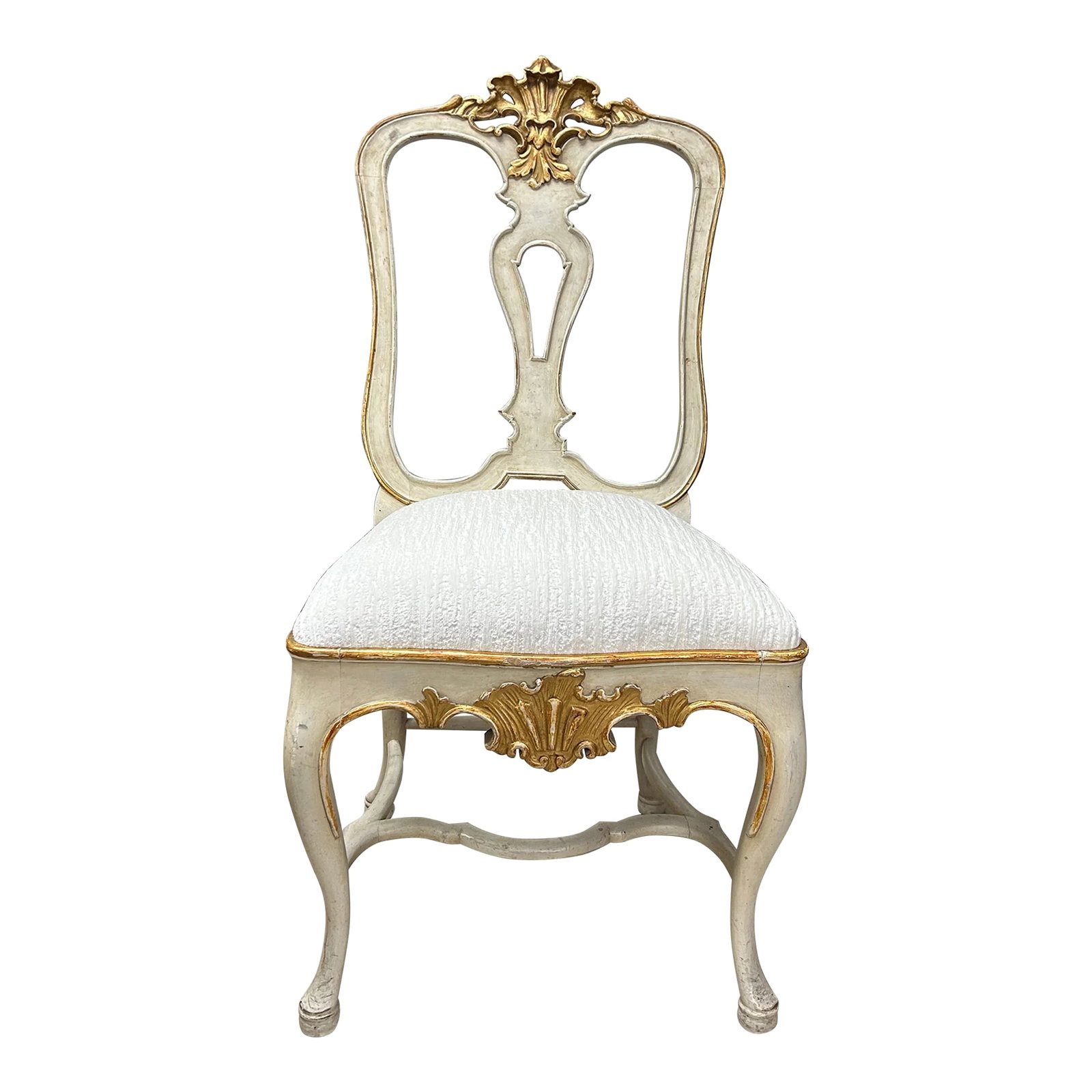 1920s Antique Italian Painted and Gilt Chair (1 of 10)