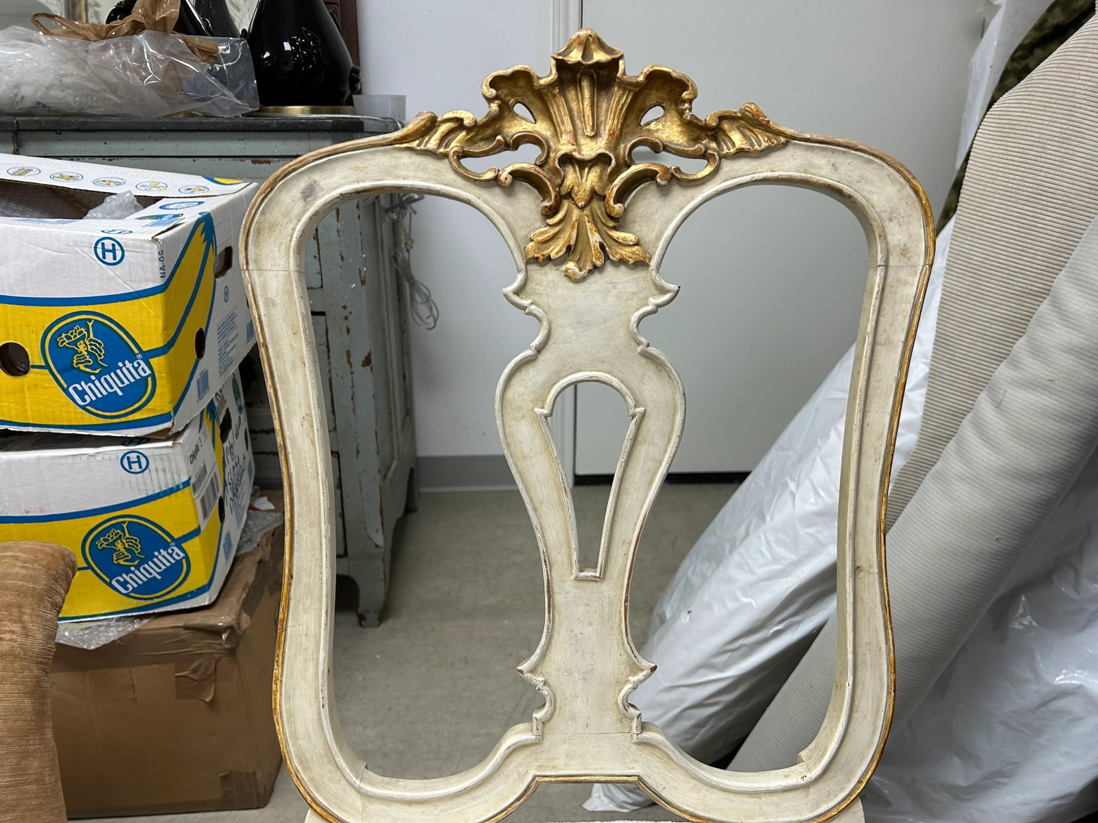 1920s Antique Italian Painted and Gilt Chair - 2