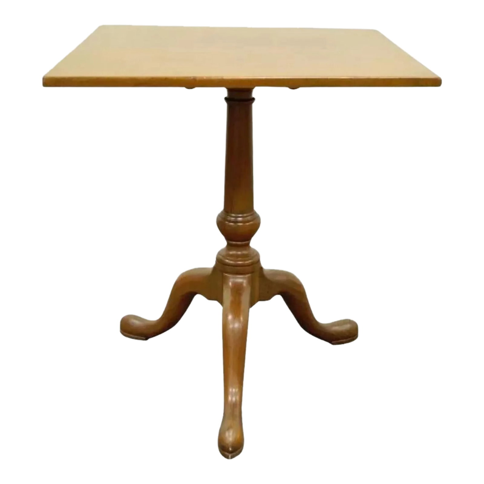 Mid 20th Century Kittinger Williamsburg Adaption Colonial Queen Anne Cherry Square Side Tea Table (1 of 10)