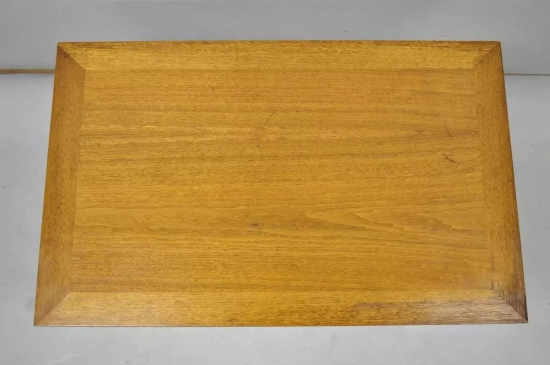 Mid 20th Century Mid Century Modern Walnut & Brass American of Martinsville End Tables - a Pair - 5