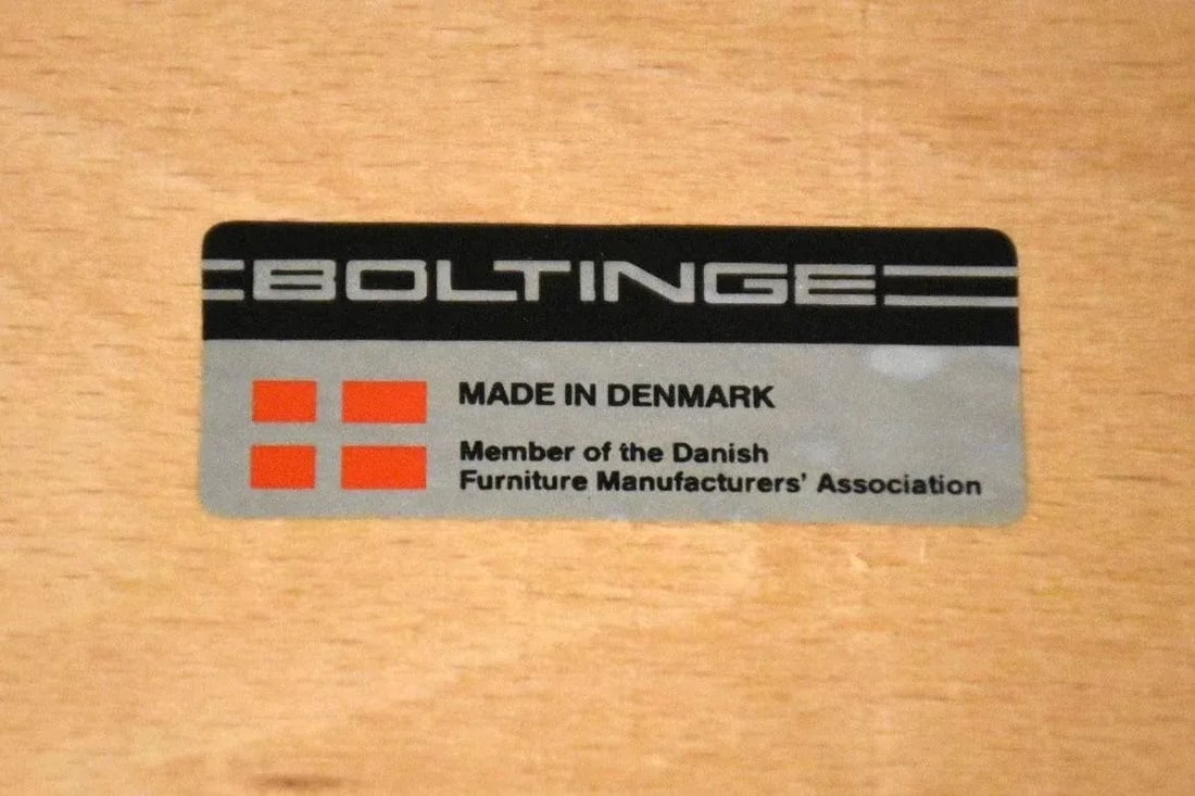 1970s Rosewood Color Dining Arm Chairs by Boltinge - a Pair - 9