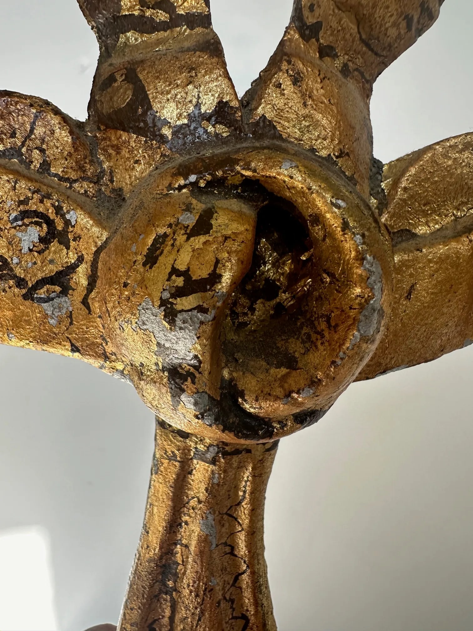 Bow Motif French Candle Sconces -A Pair - 6