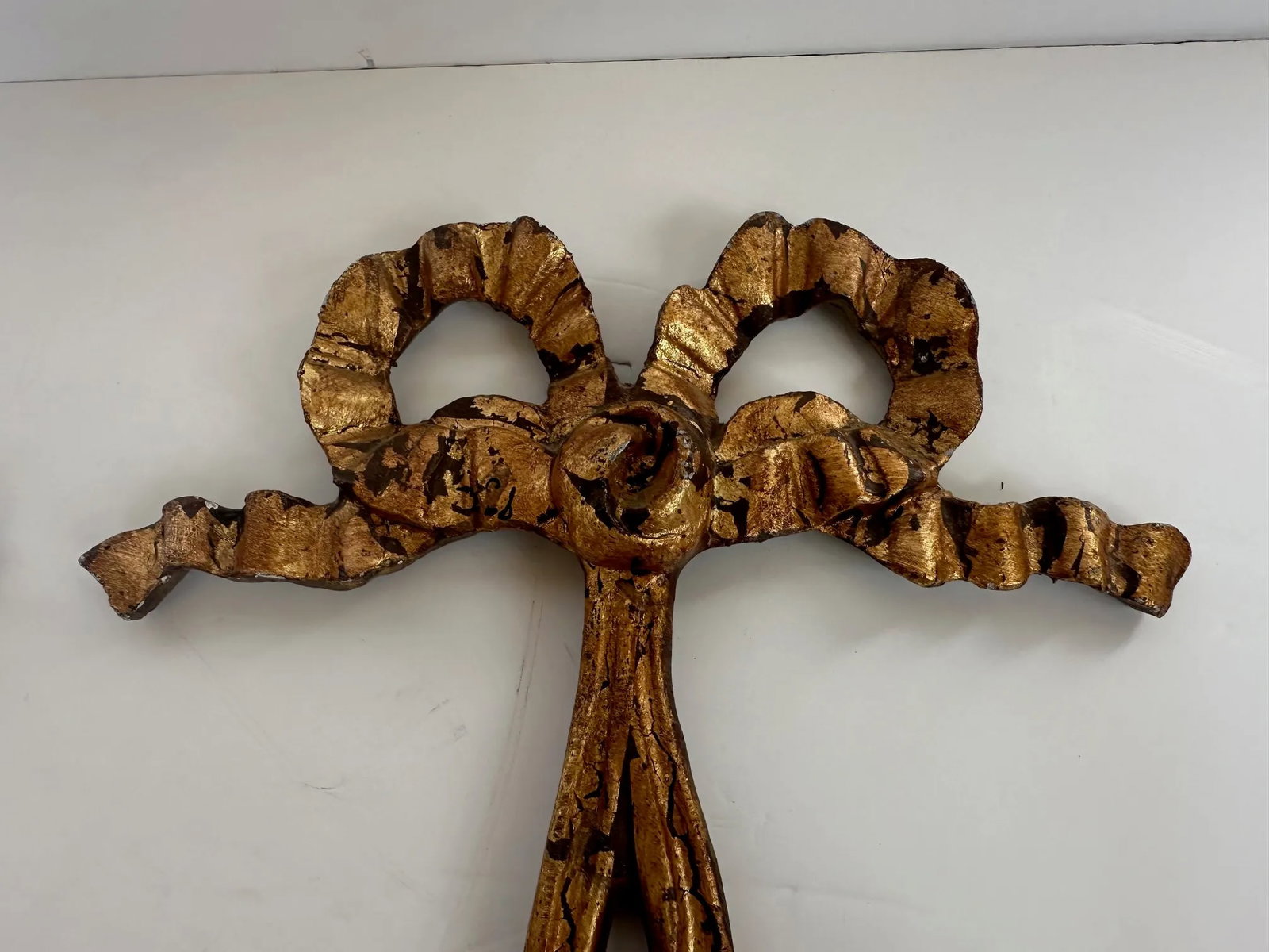 Bow Motif French Candle Sconces -A Pair - 8