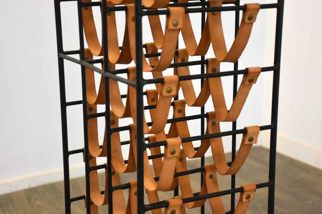 1970s Arthur Umanoff 48 Bottle Wine Rack - 3