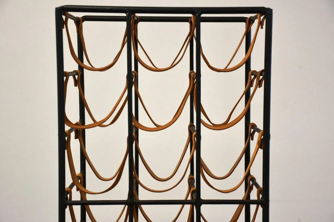 1970s Arthur Umanoff 48 Bottle Wine Rack - 5