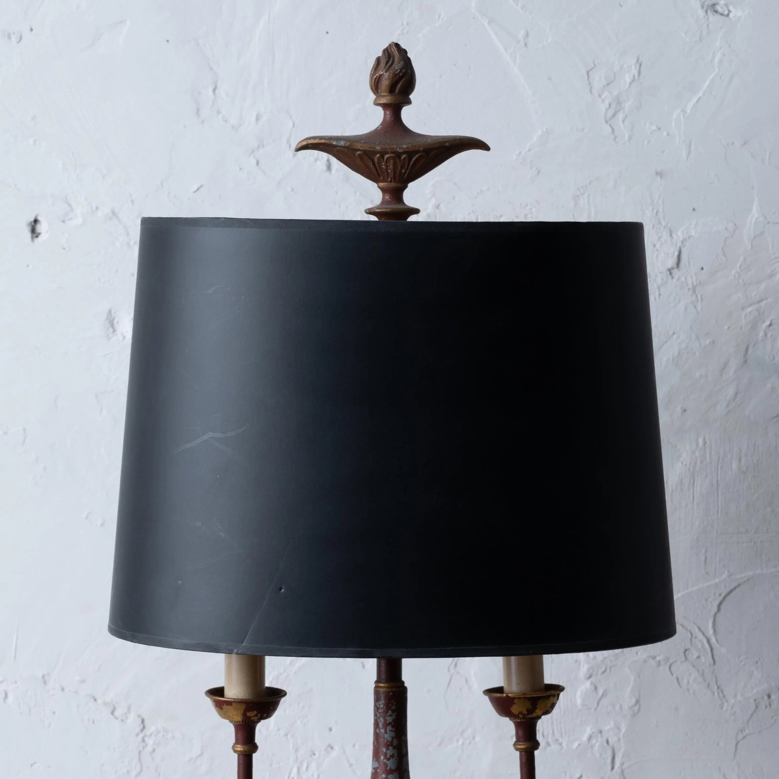 Distressed Tole Bouillotte Lamp - 5