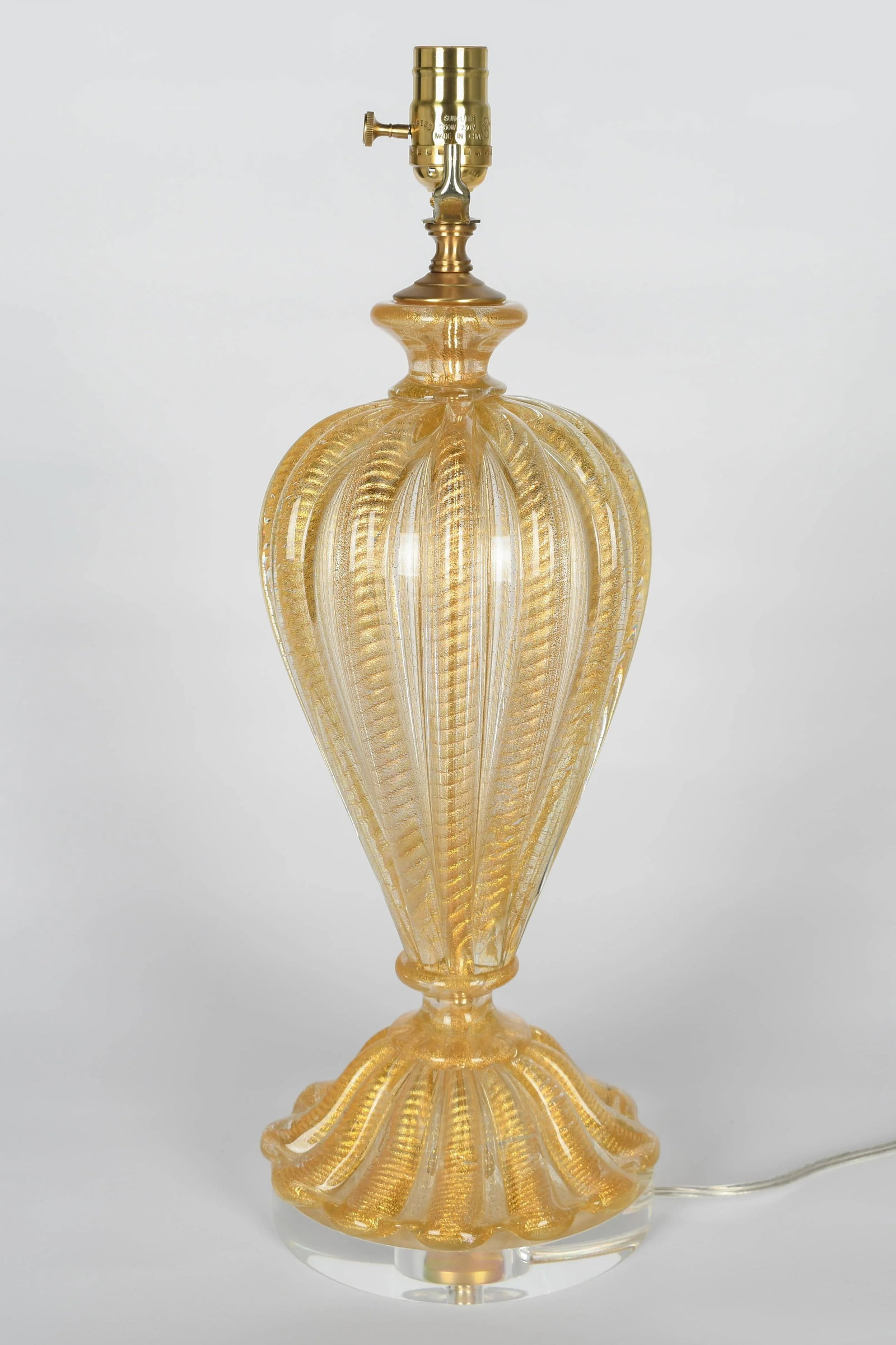 Murano Glass Lamp by Barovier & Toso - 5
