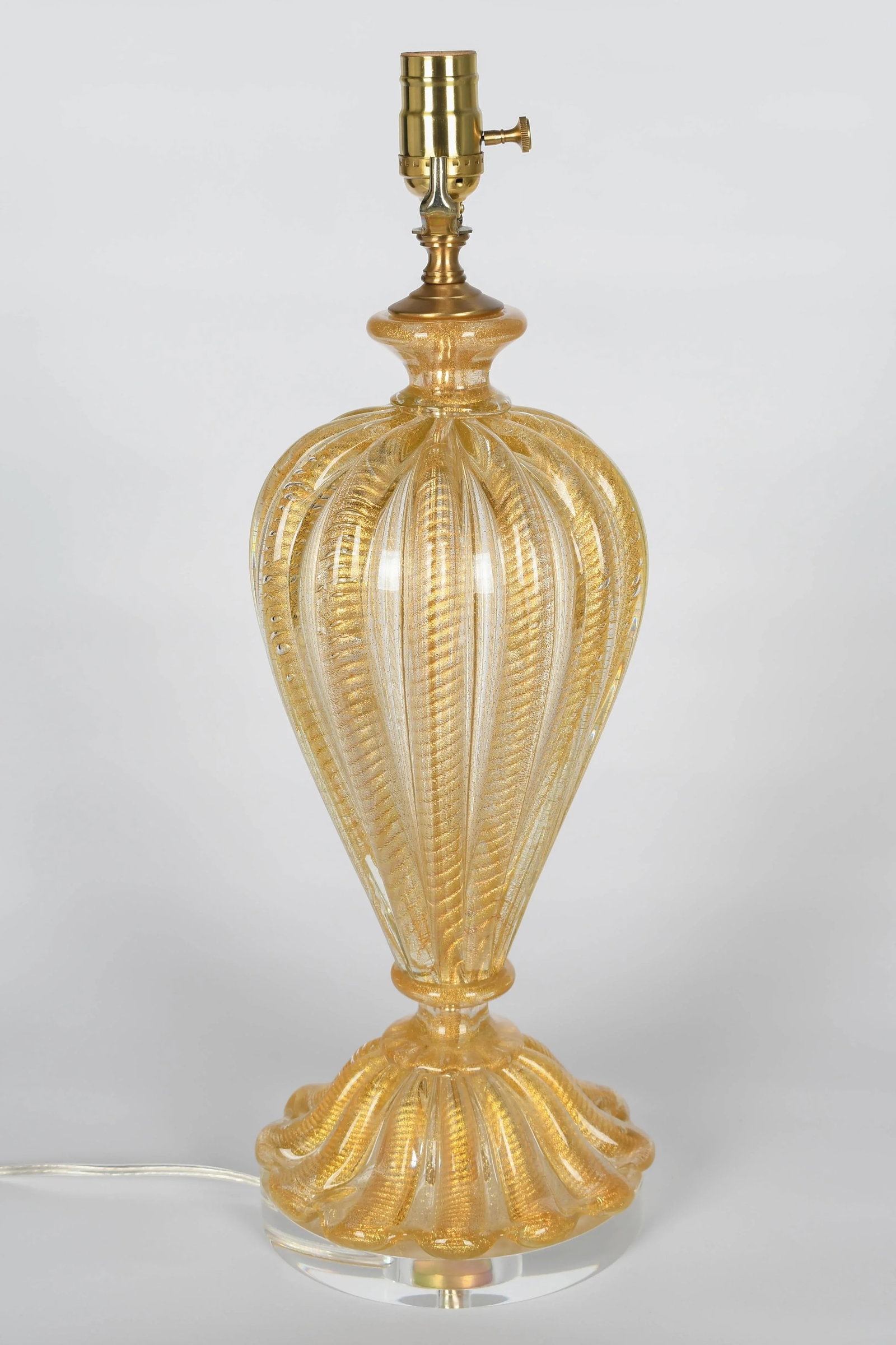 Murano Glass Lamp by Barovier & Toso - 6