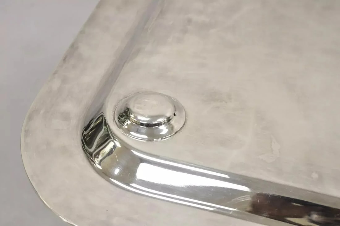 Vintage Devon Argentina Large English Regency Silver Plated Serving Platter Tray - 11