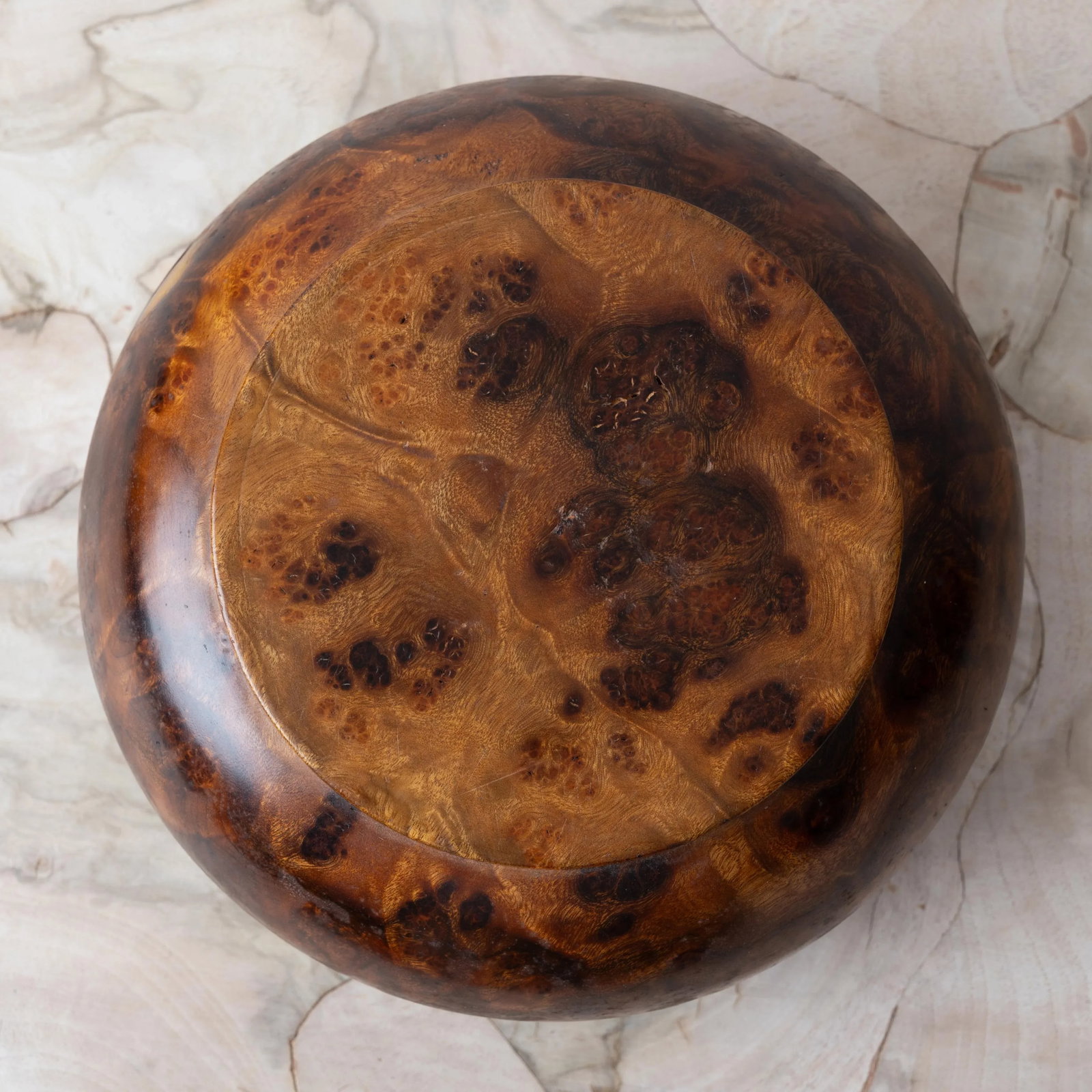 Bhutanese Burl Dhapa Bowl - 4