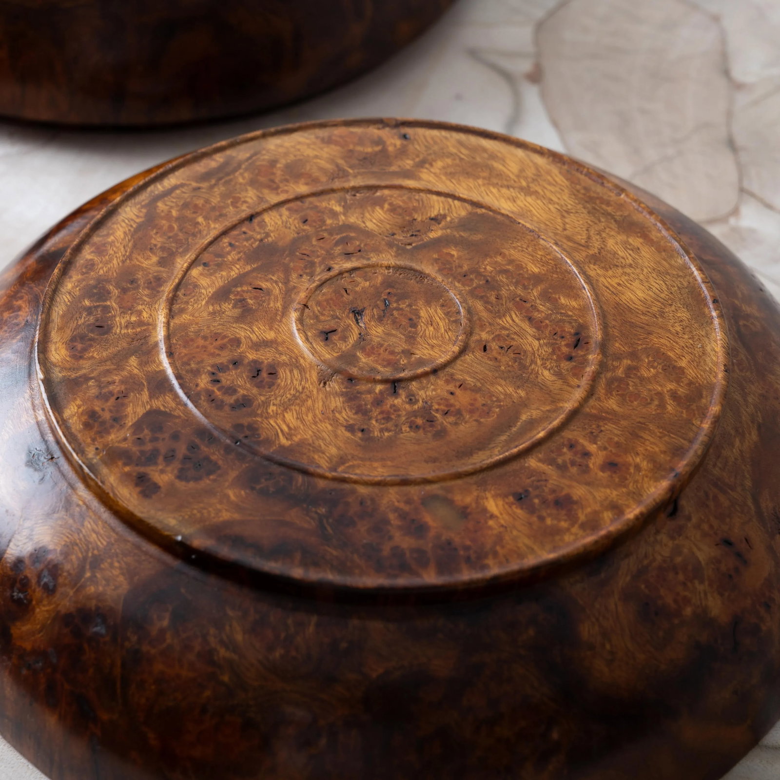Bhutanese Burl Dhapa Bowl - 5
