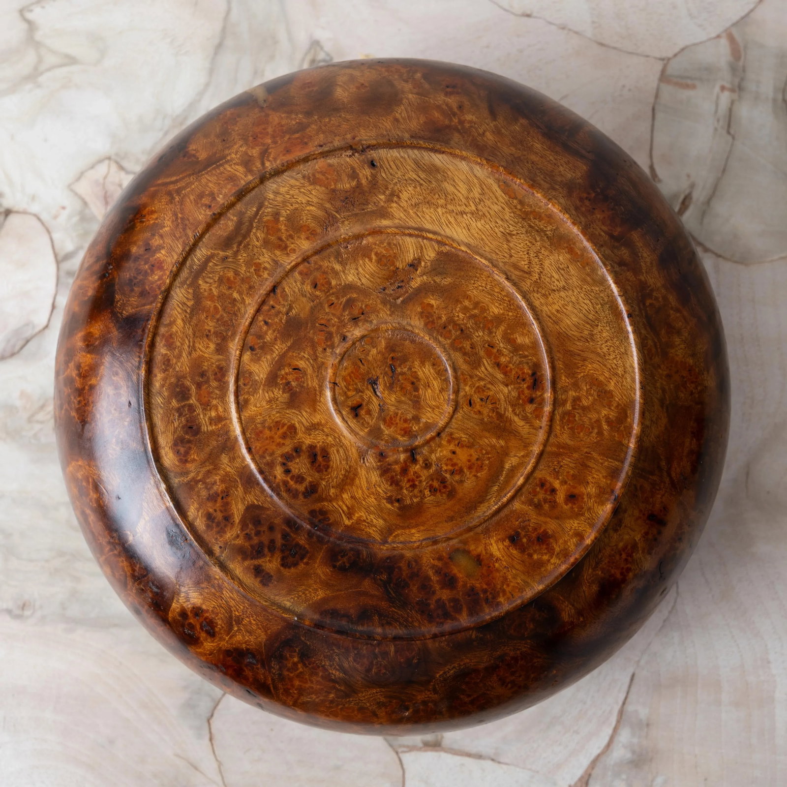 Bhutanese Burl Dhapa Bowl - 7