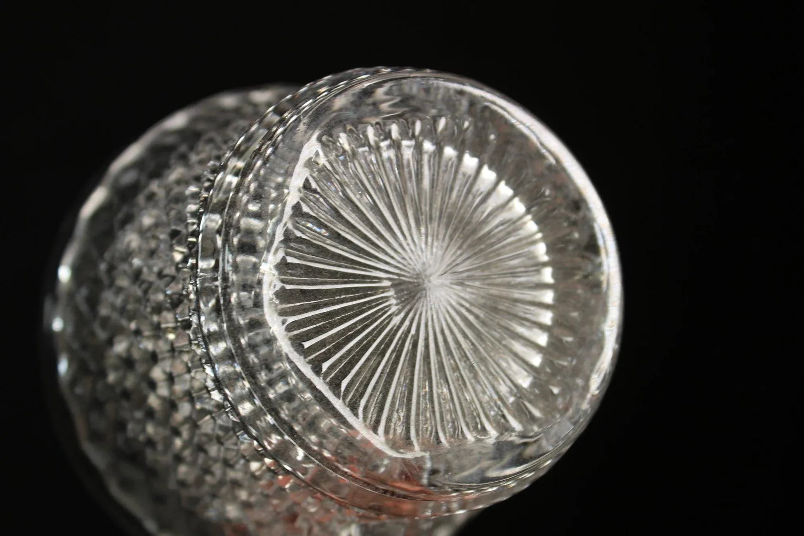 Large 1930s Depression Glass Punch Bowl Set With Platter, Miss America Pattern- 20 Pieces - 7