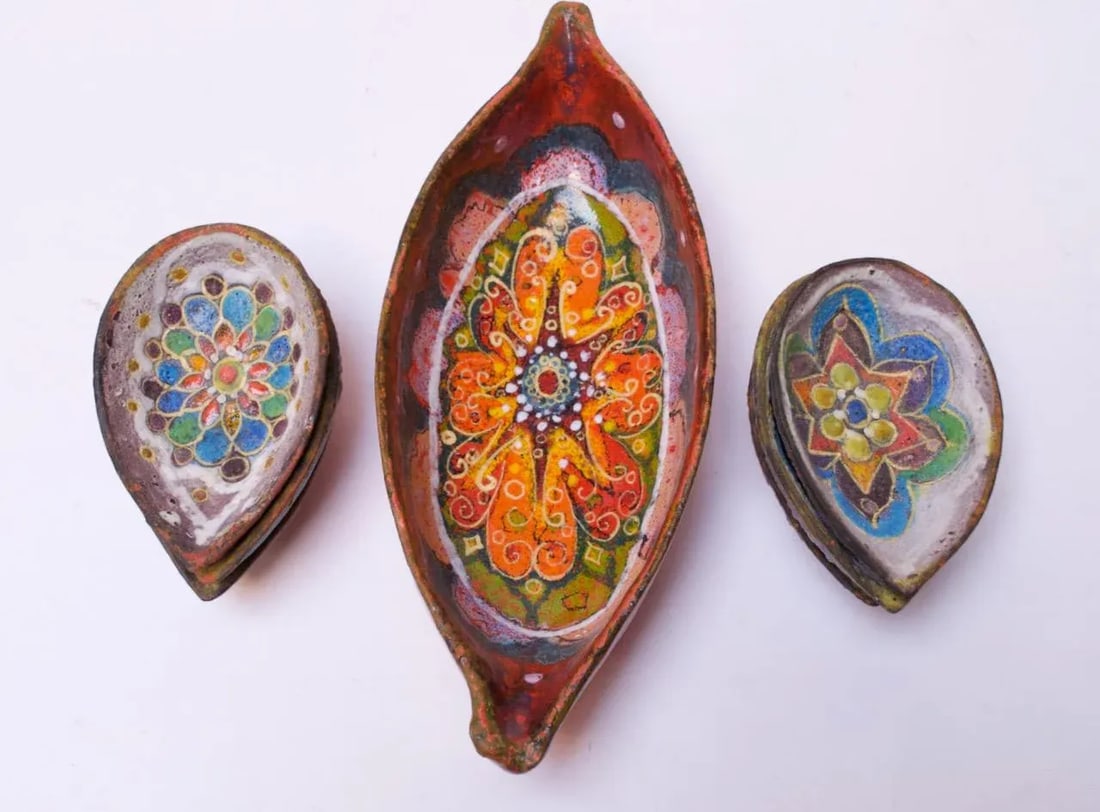 Set of Midcentury Italian Modern Zaramella Ceramic Serving and Condiment Bowls - 3