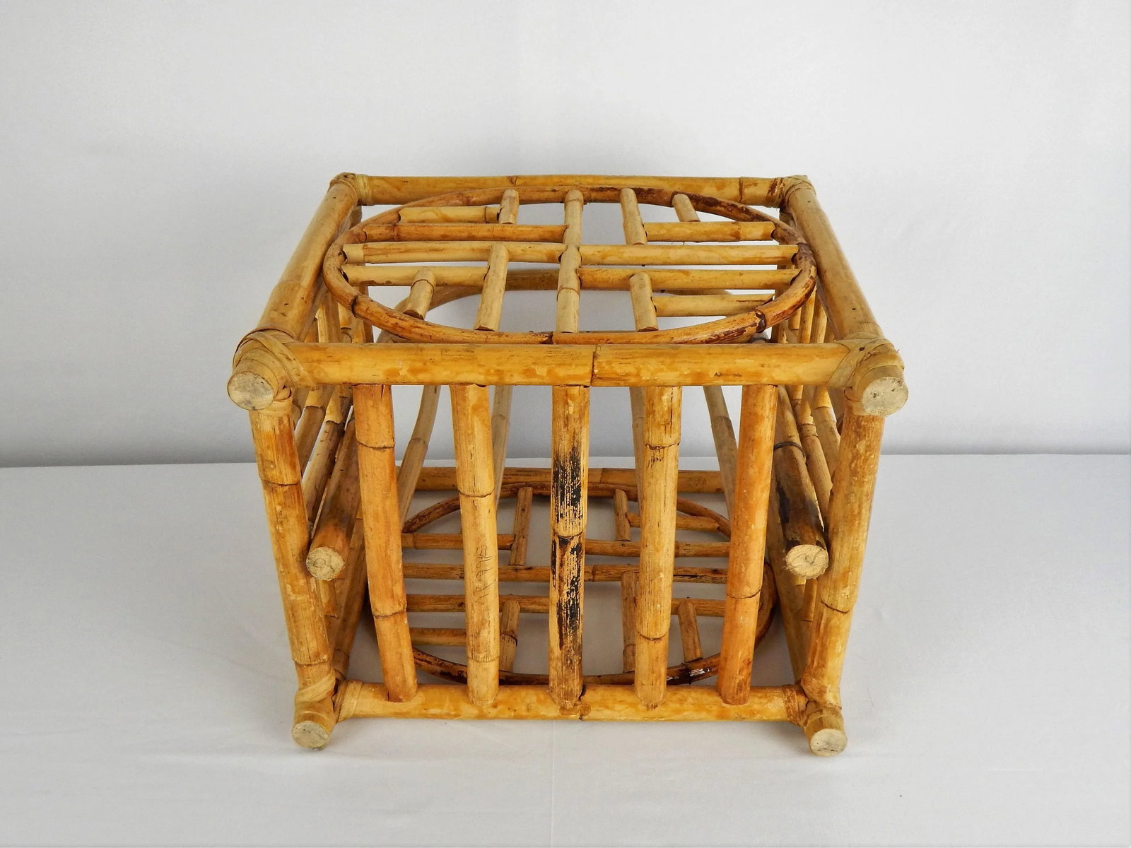 Asian Motif Bamboo Magazine Rack - 8