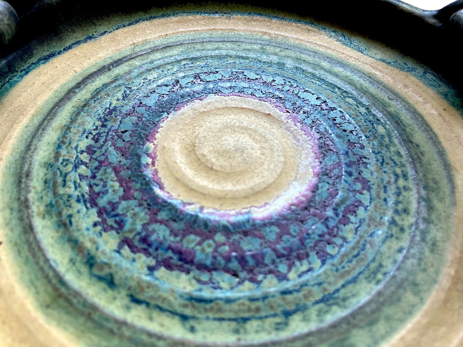 Handmade Greek Studio Ceramic Art Tray by Christos Tsimbourlas - 3