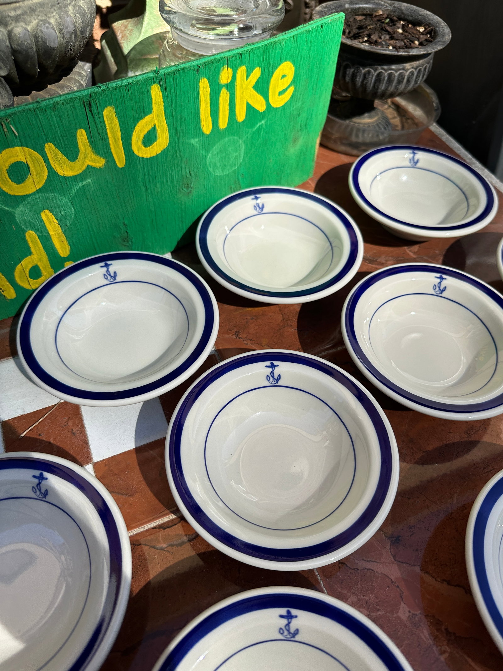 1970s Homer Laughlin China Nautical Augratin Dish Collection- Set of 12 - 3