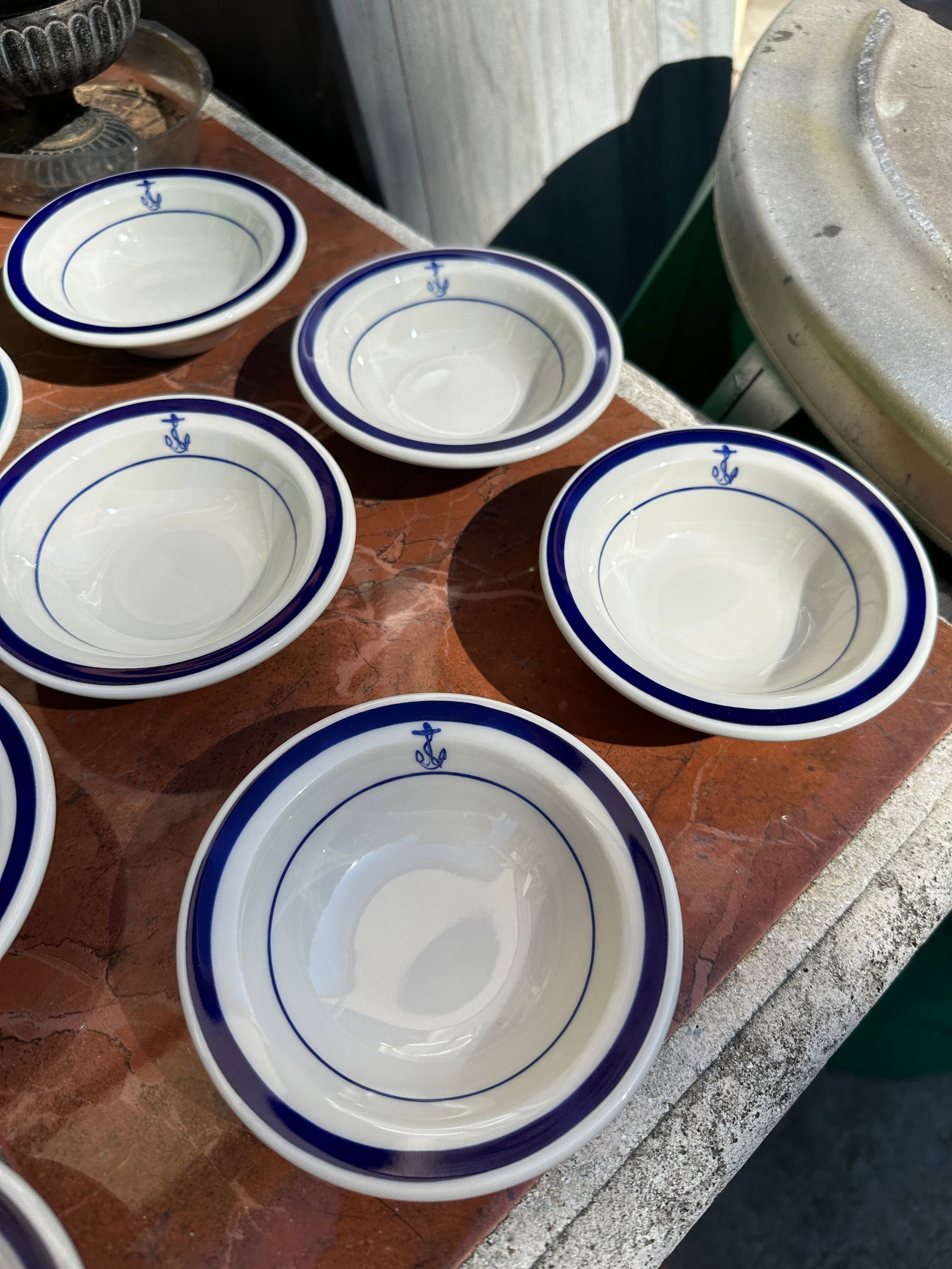 1970s Homer Laughlin China Nautical Augratin Dish Collection- Set of 12 - 6
