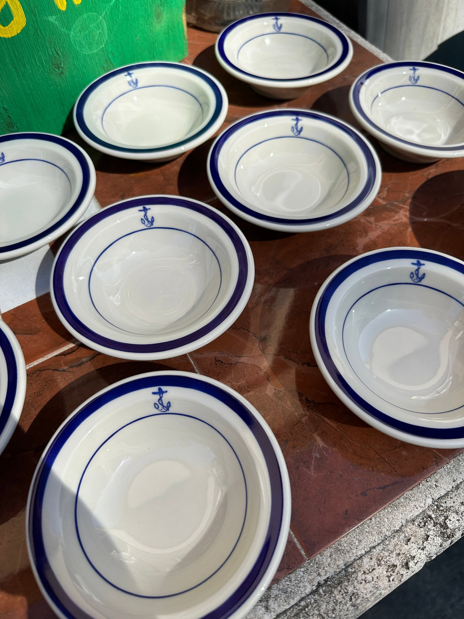 1970s Homer Laughlin China Nautical Augratin Dish Collection- Set of 12 - 7